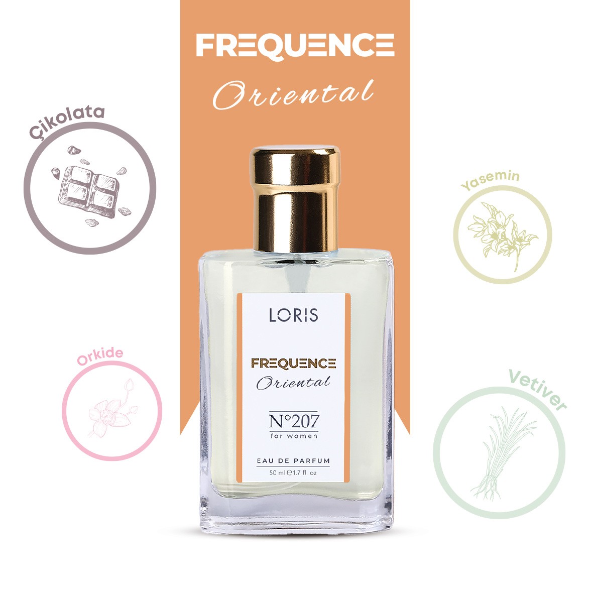 Loris K-207 Frequency Women's Perfume 50 ML