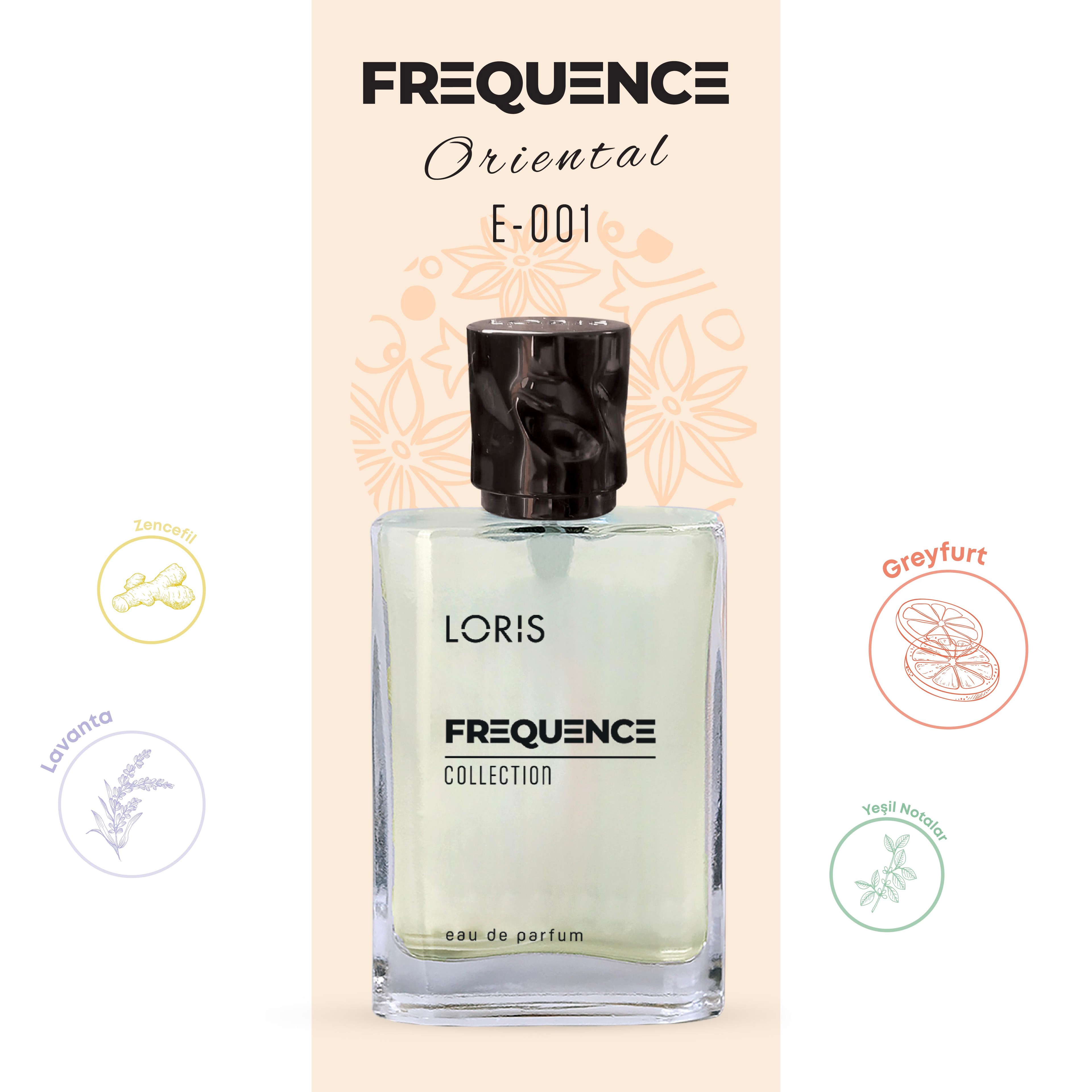 Loris E-001 Frequence Erkek Parfüm 50 ML