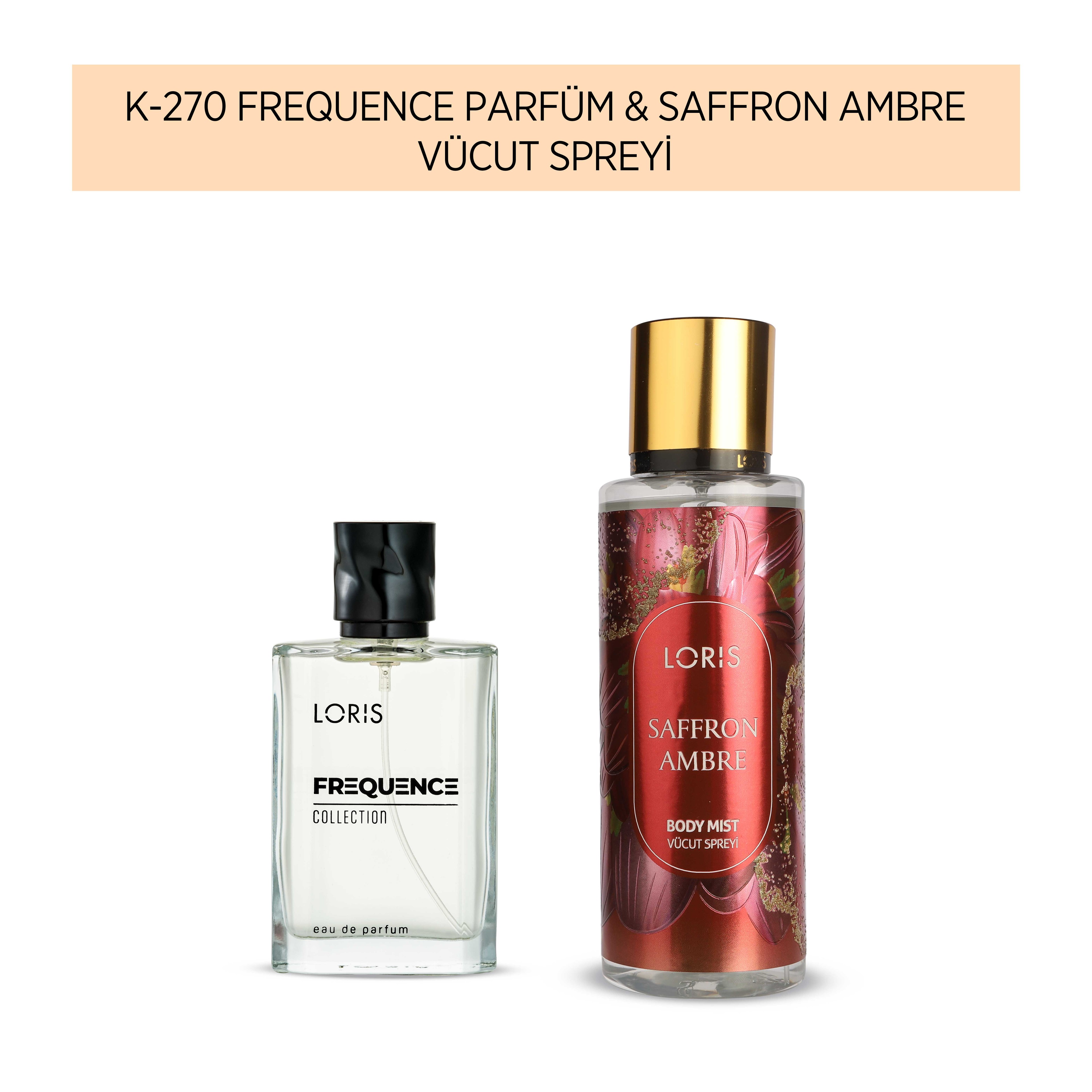 K-270 Kadın Parfüm & Saffron Ambre Vücut Spreyi