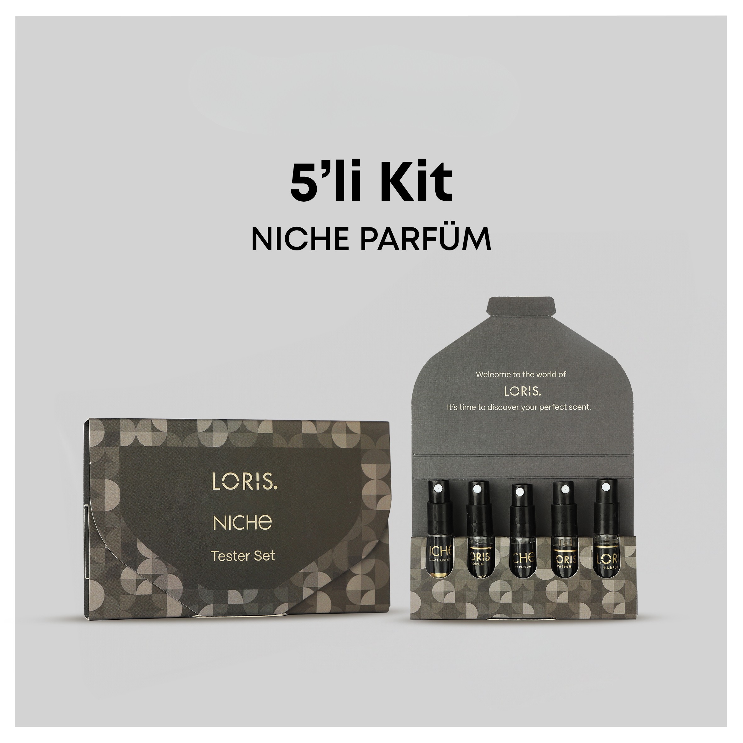 Loris Niche Tester Parfüm Deneme Seti 5 x 3 Ml