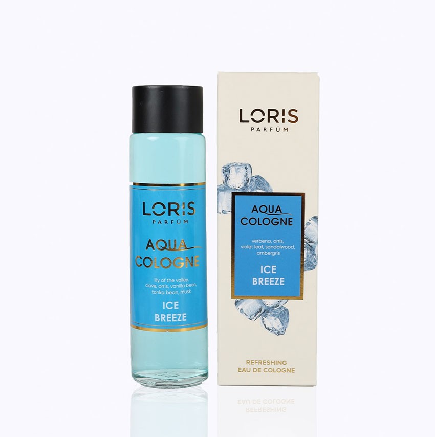 Loris Ice Glass Bottle Cologne 180 ML