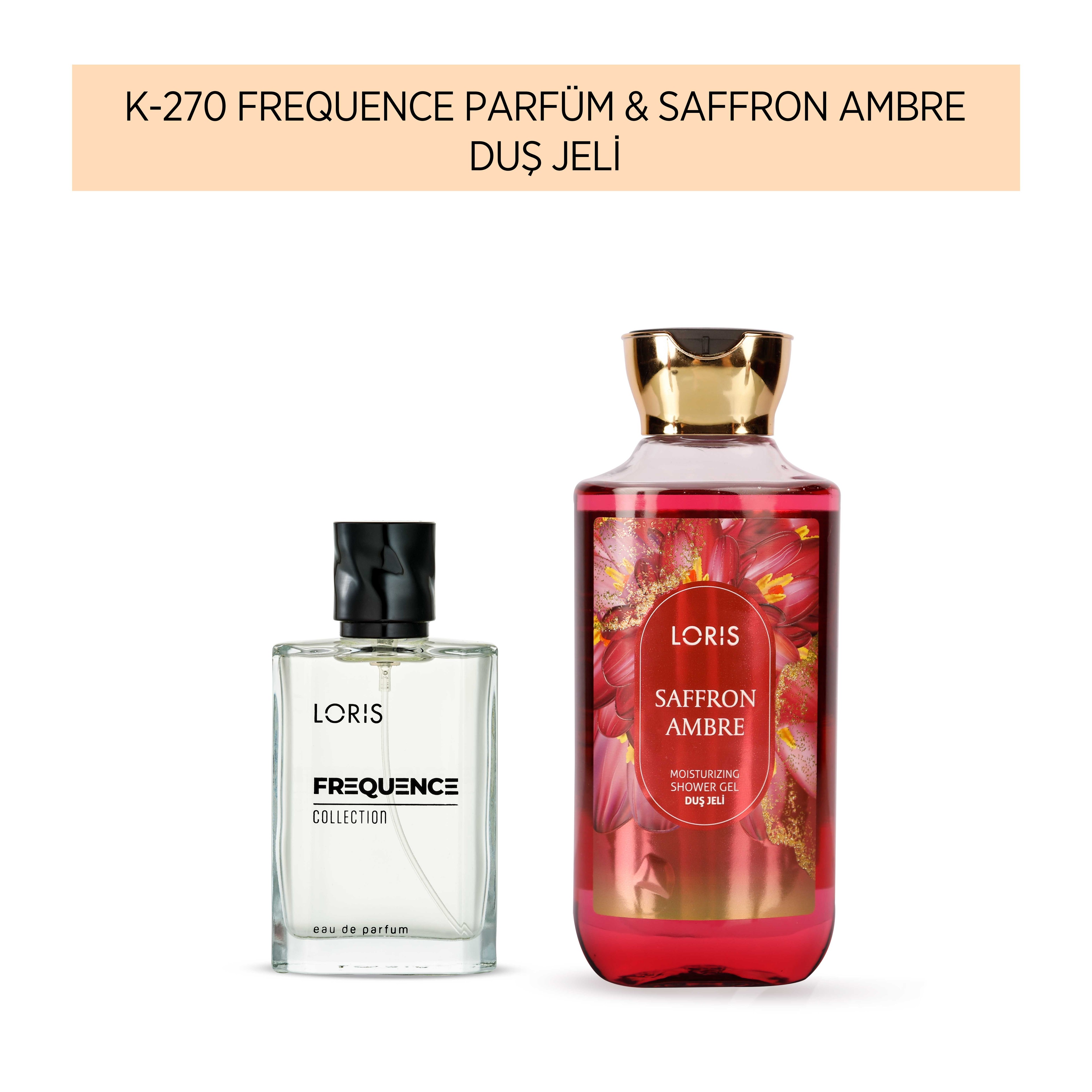 K-270 Kadın Parfüm & Saffron Ambre Duş Jeli 