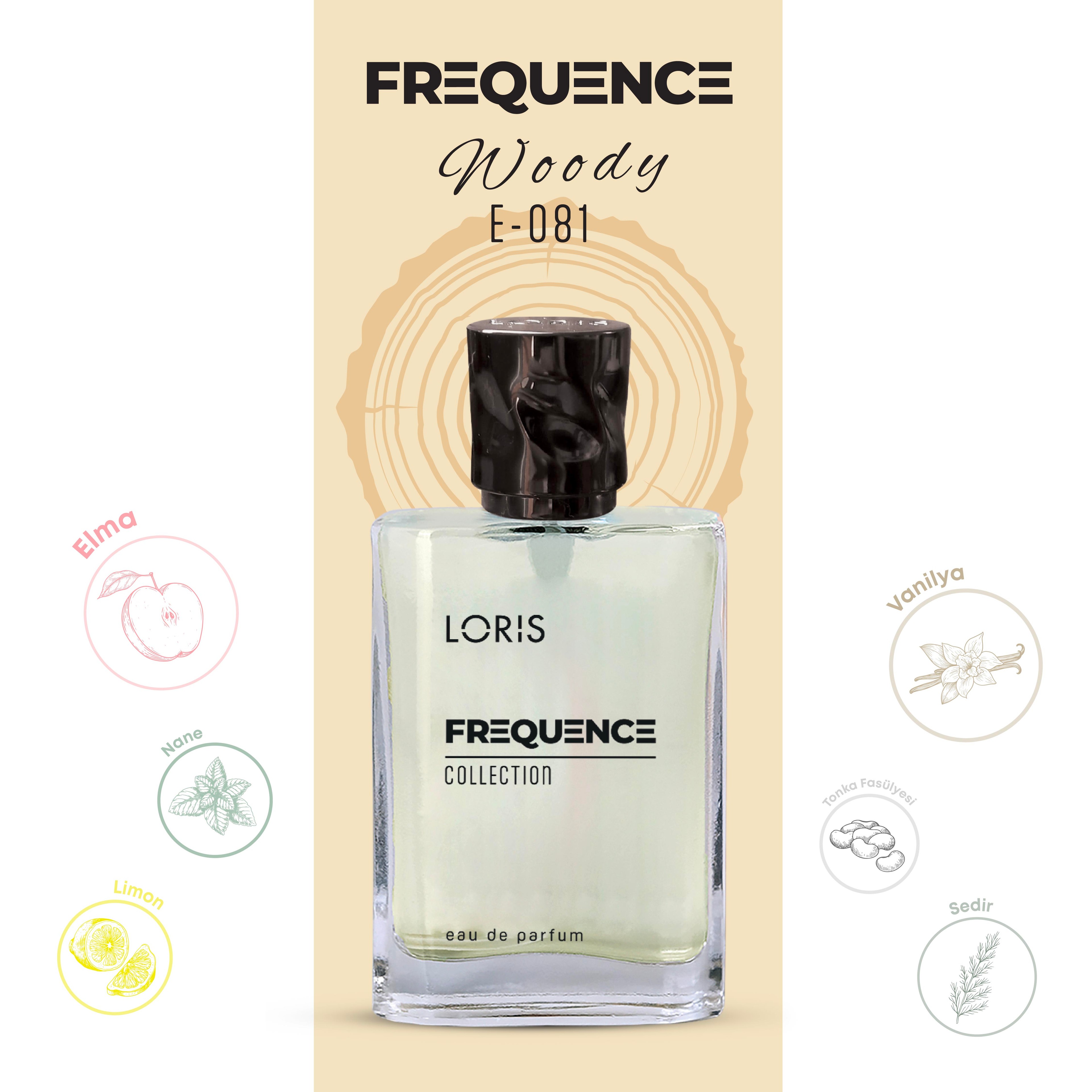 Loris E-081 Frequence Erkek Parfüm 50 ML
