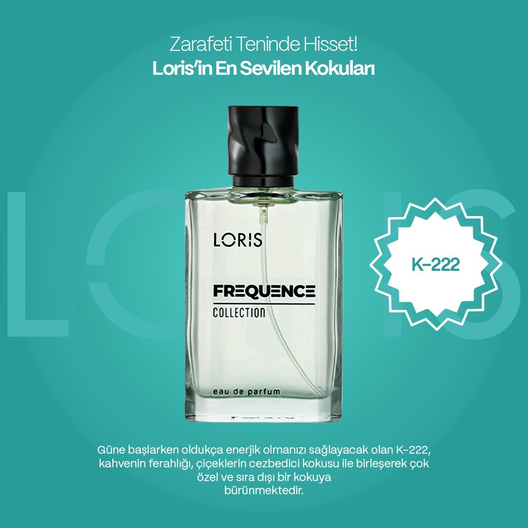 Loris K-222 Frequence Kadın Parfümü 50 ML
