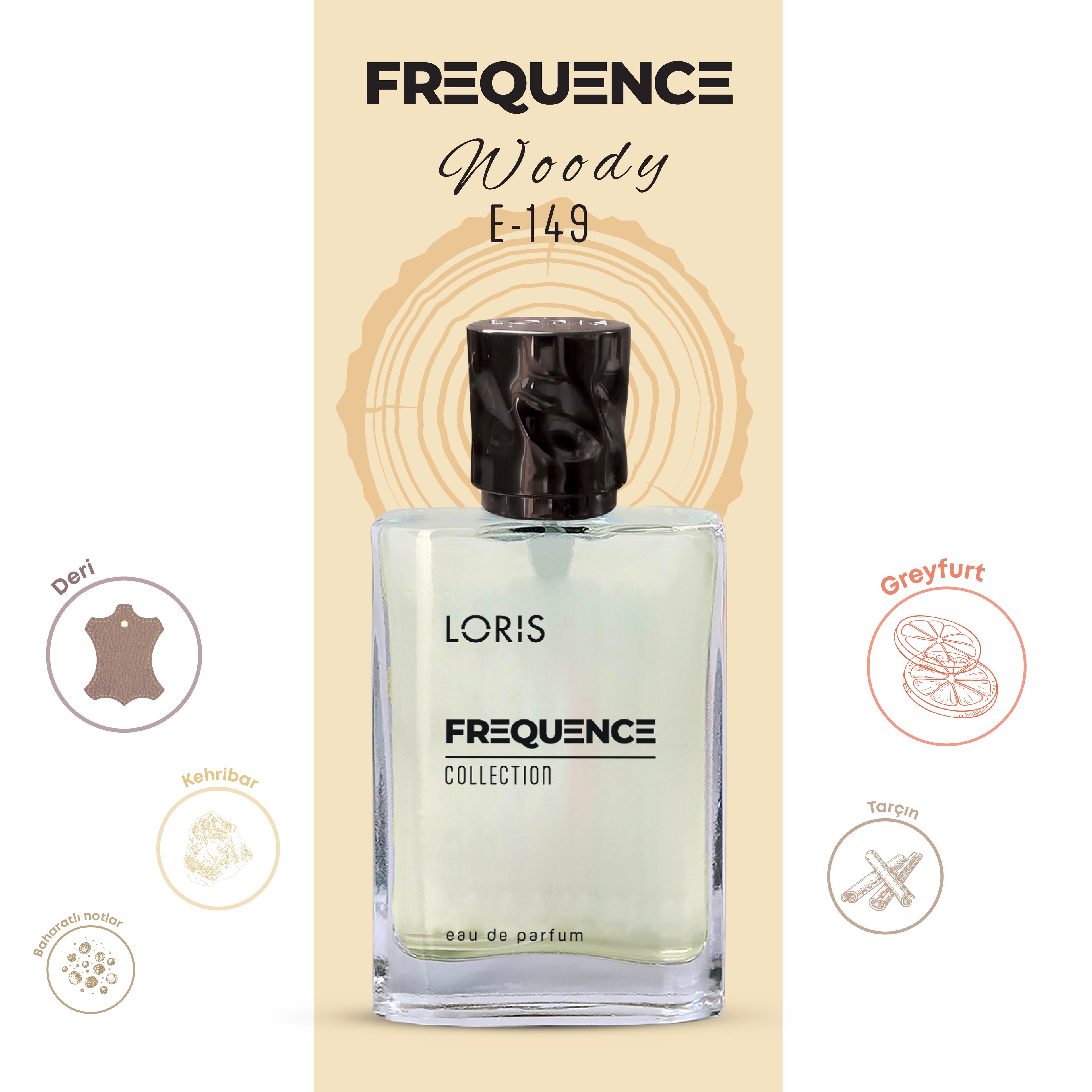 Loris E-149 Frequence Erkek EDP Parfüm 50 ML