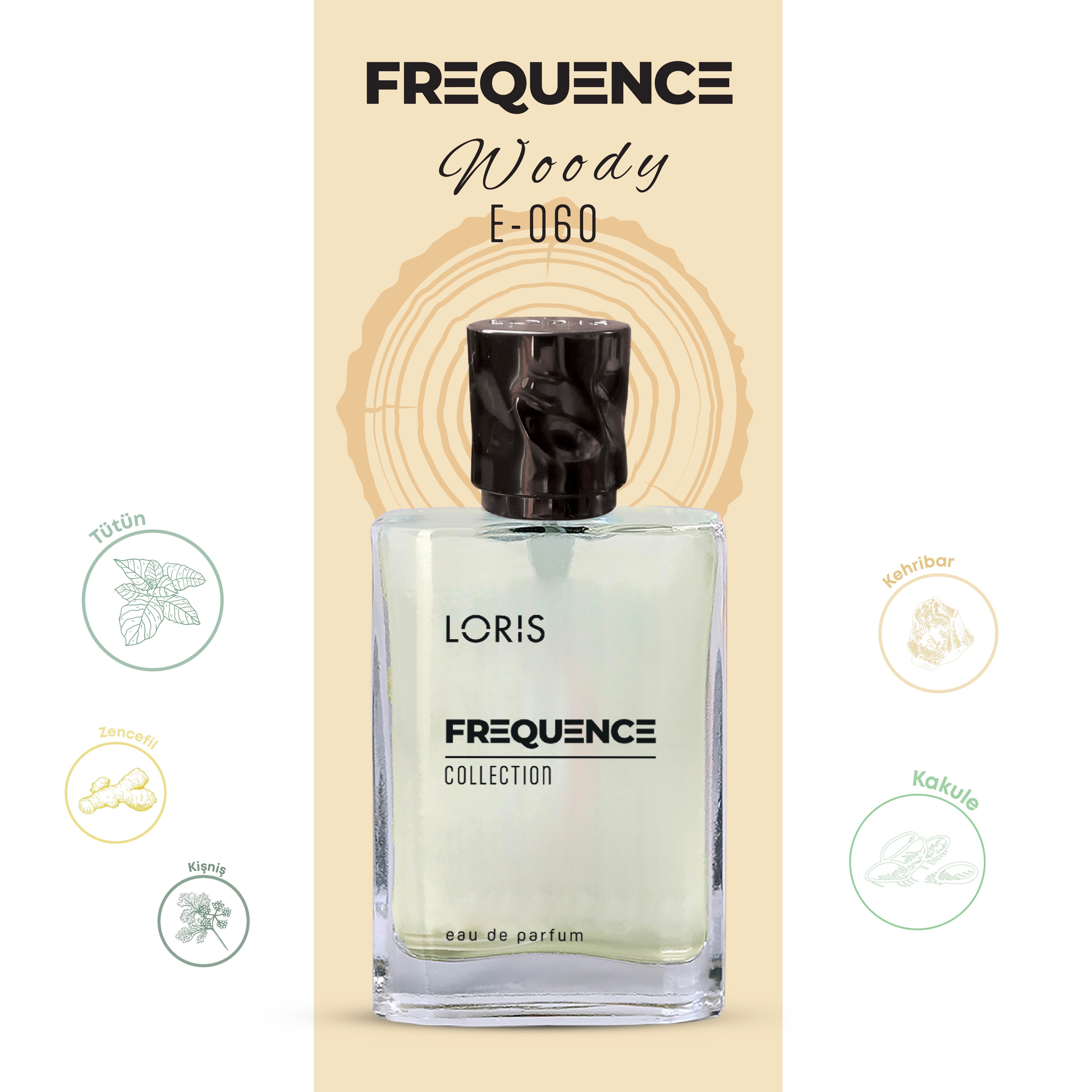 Loris E-060 Frequence Erkek EDP Parfüm 50 ML