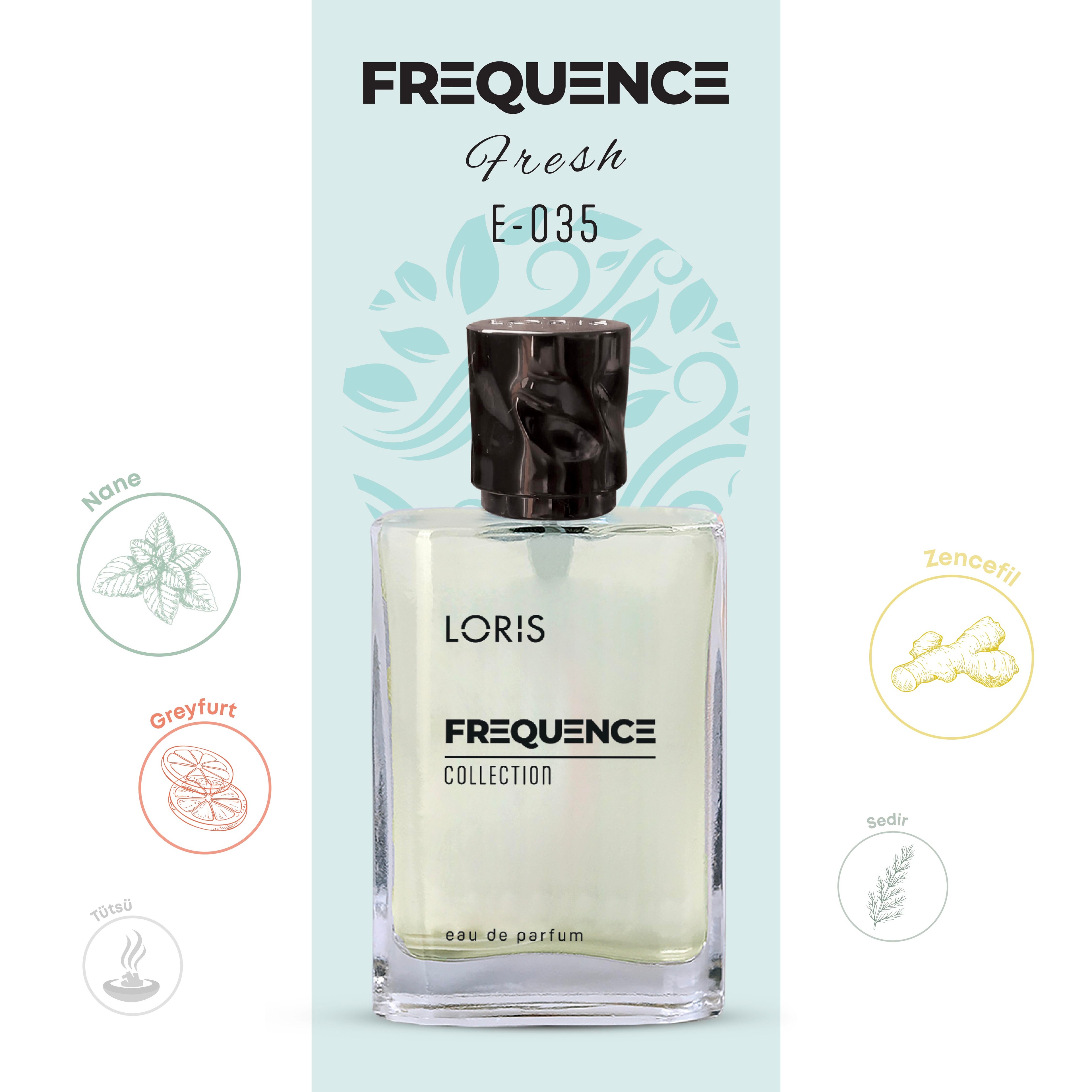Loris E-035 Frequence Erkek EDP Parfüm 50 ML