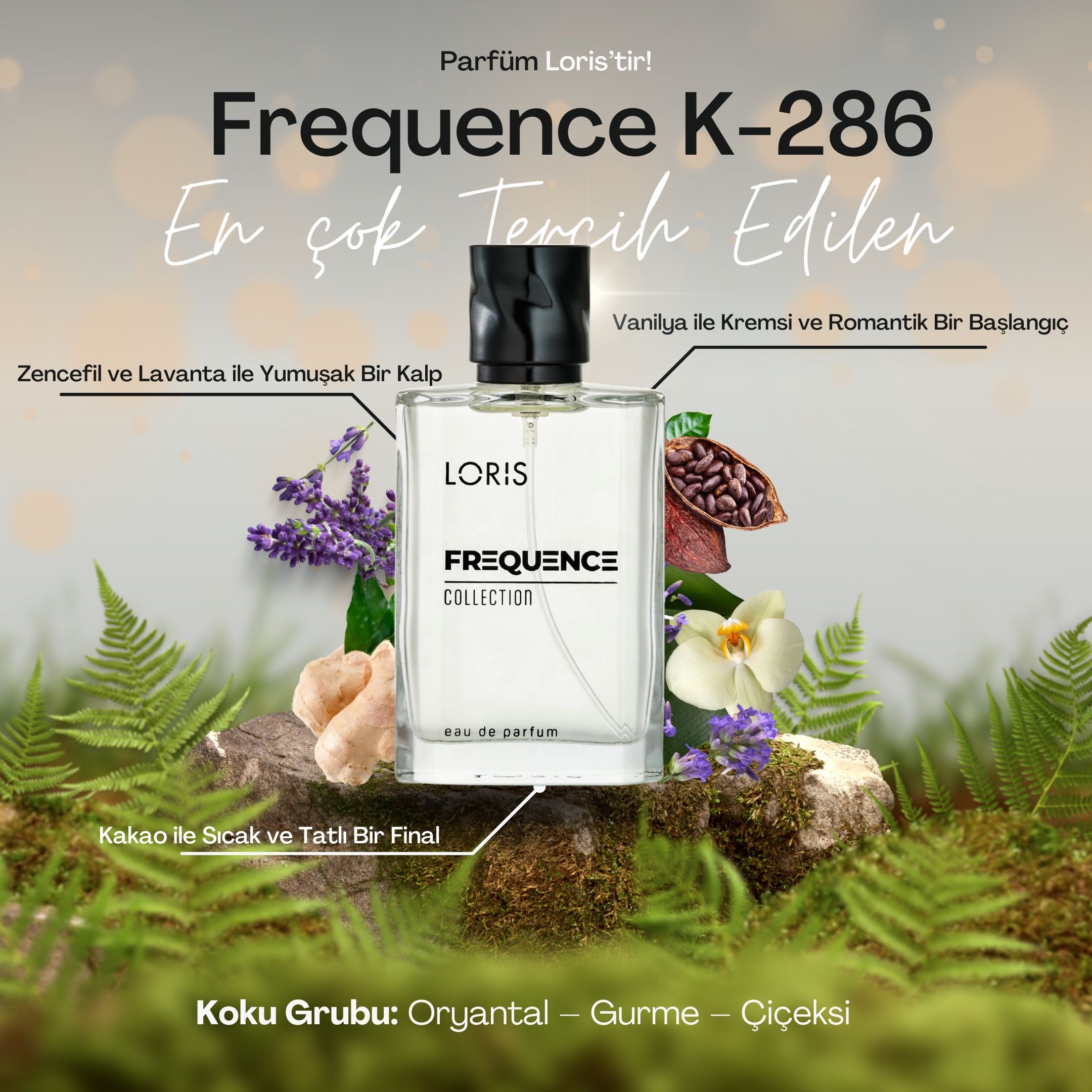 Loris 2 Adet K-286 Frequence Kadın Parfüm 50 Ml