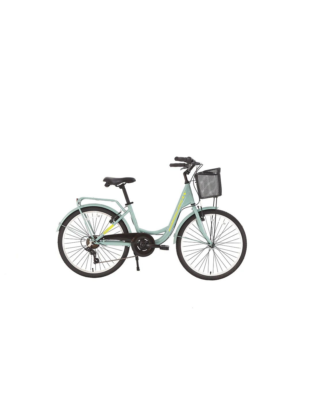 Bisan Sorrento S 24" Şehir Bisikleti 1x7 Vites çağla yeşili