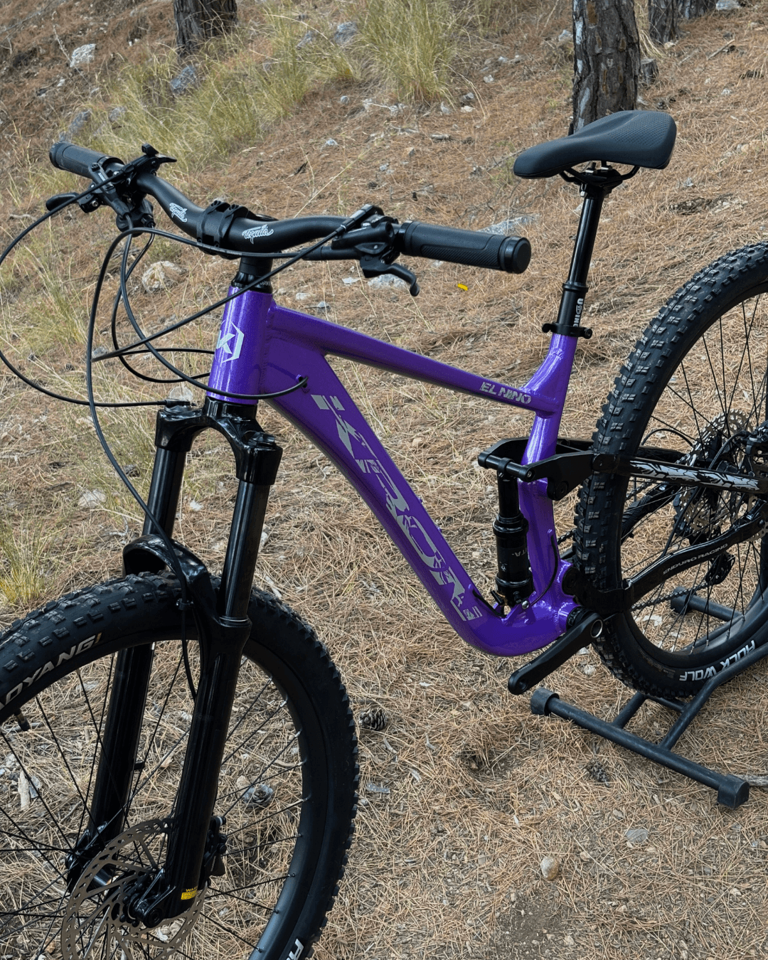 KRON EL NİNO ENDURO DAĞ BİSİKLETİ MOR/SİYAH/GRİ