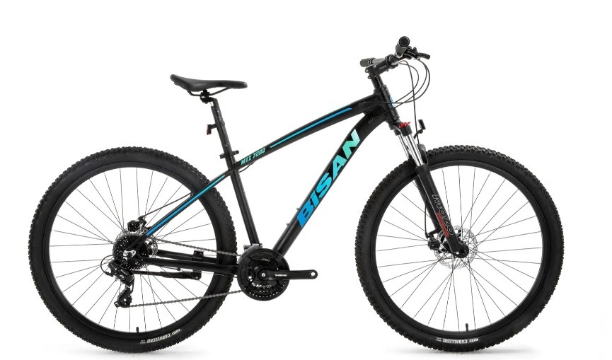 Bisan MTX 7200 24V Mekanik Disk Fren Dağ Bisikleti  29 jant 19'' kadro Siyah/Mavi