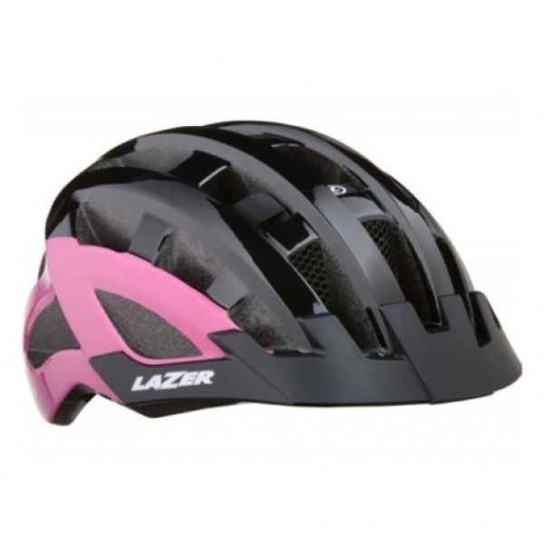 Lazer Bisiklet Kaskı Compact Dlx Pembe Siyah 54-61cm