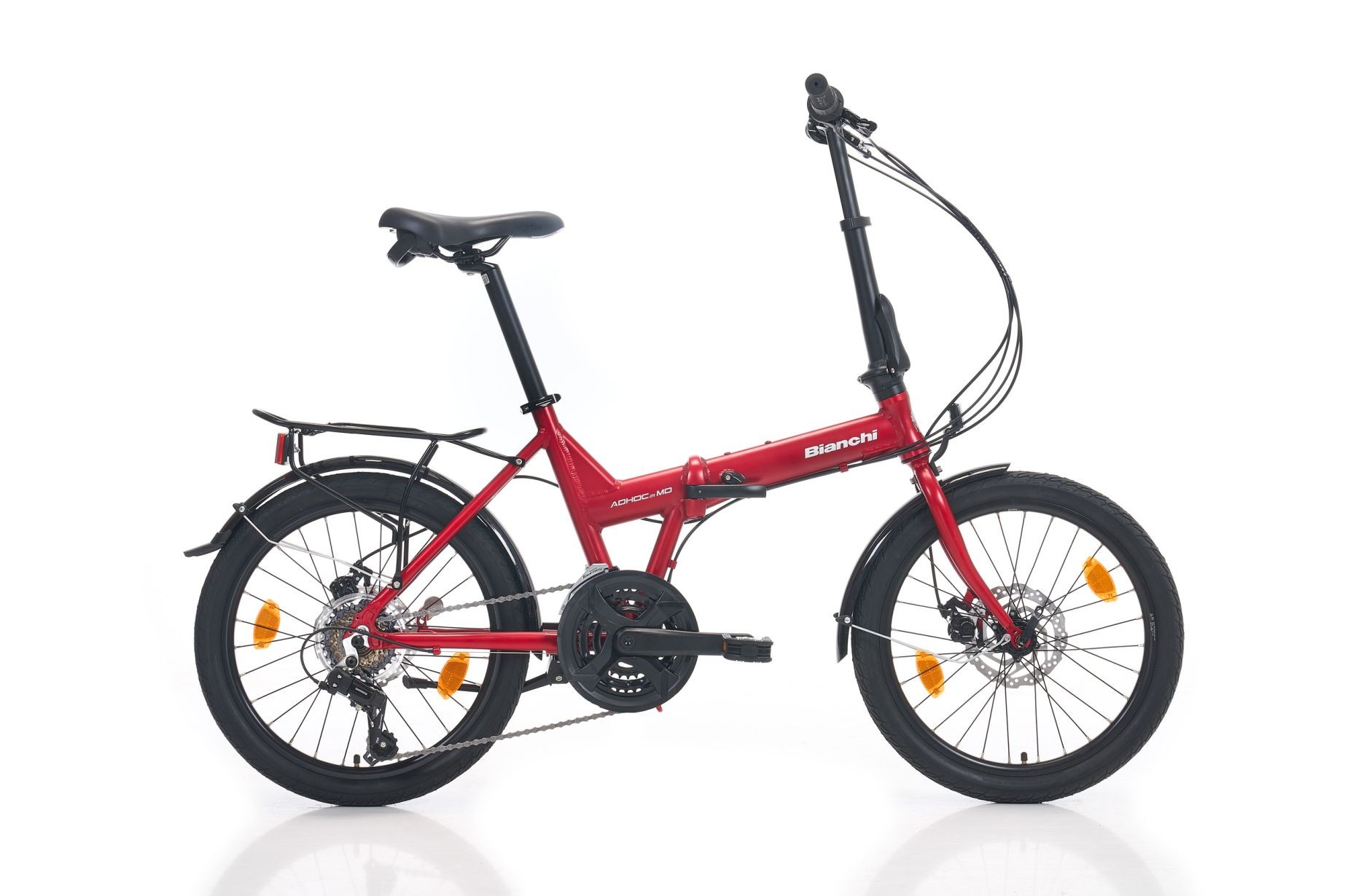 Bianchi Adhoc 21 Vites Mekanik Disk Fren Katlanır Bisiklet /kırmızı
