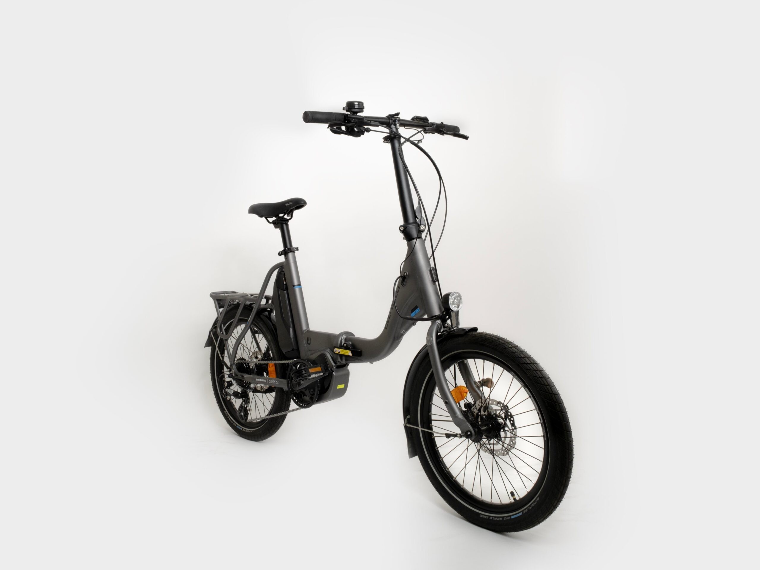 Olli Balli Urla Elektrikli Katlanır Bisiklet Shimano Steps e-5000 418w Batarya - Gri
