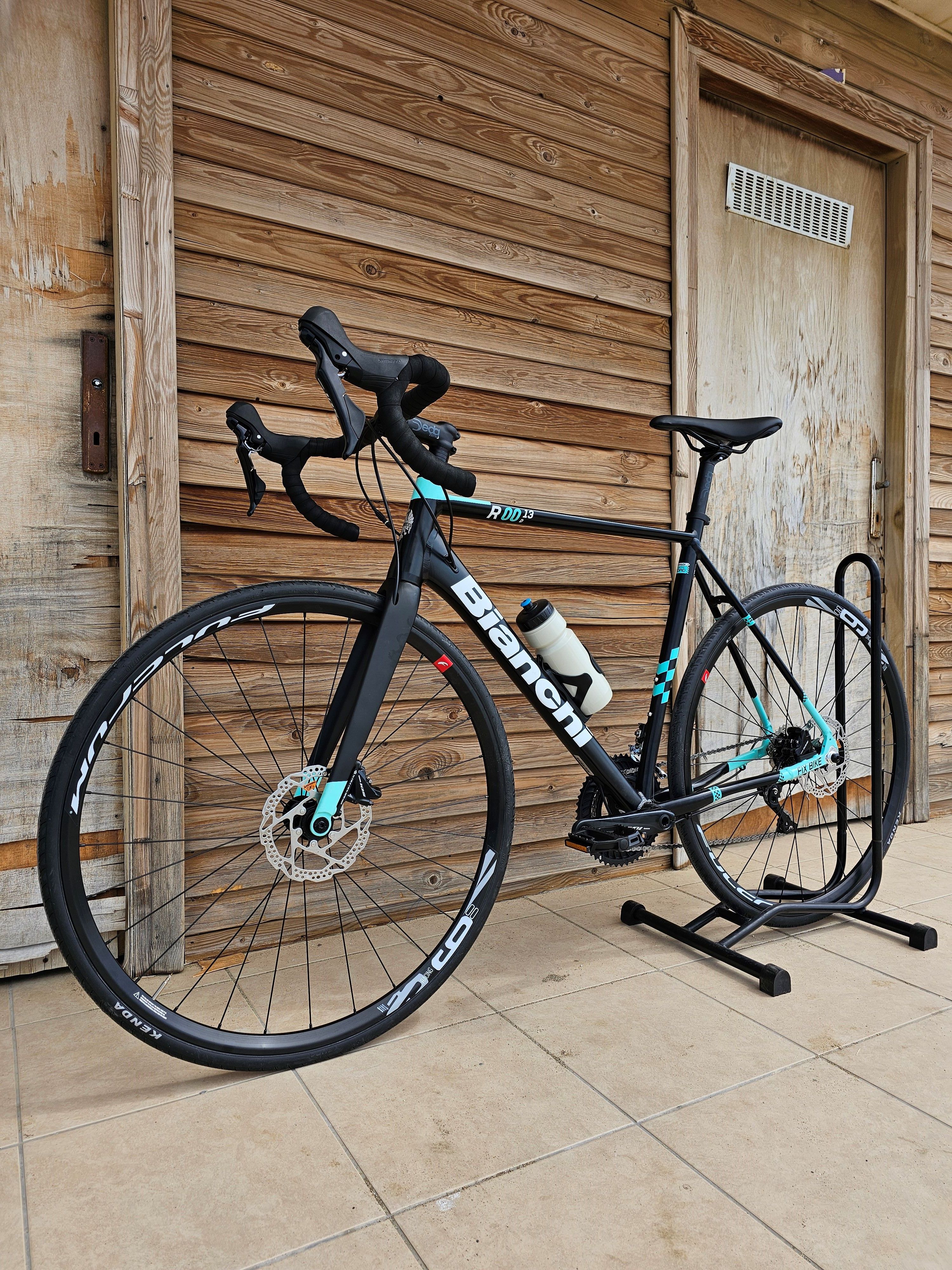 Bianchi R 0013 D Shimano R7000 105 - disk 56 cm Siyah Turkuaz