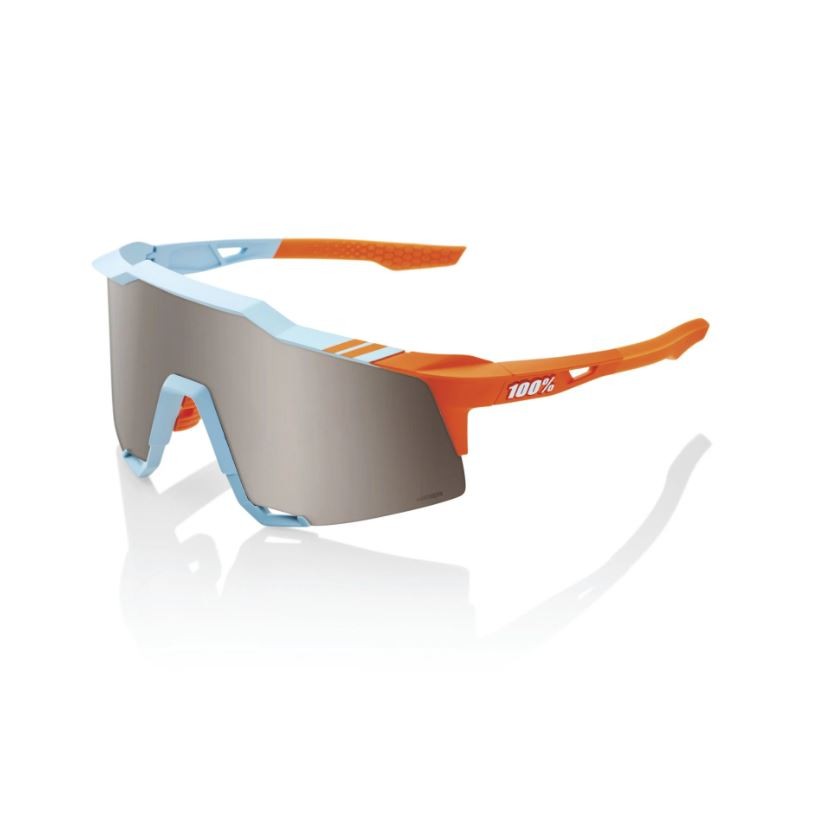 100% SPEEDCRAFT - Soft Tact Two Tone - HiPER Silver Mirror Lens