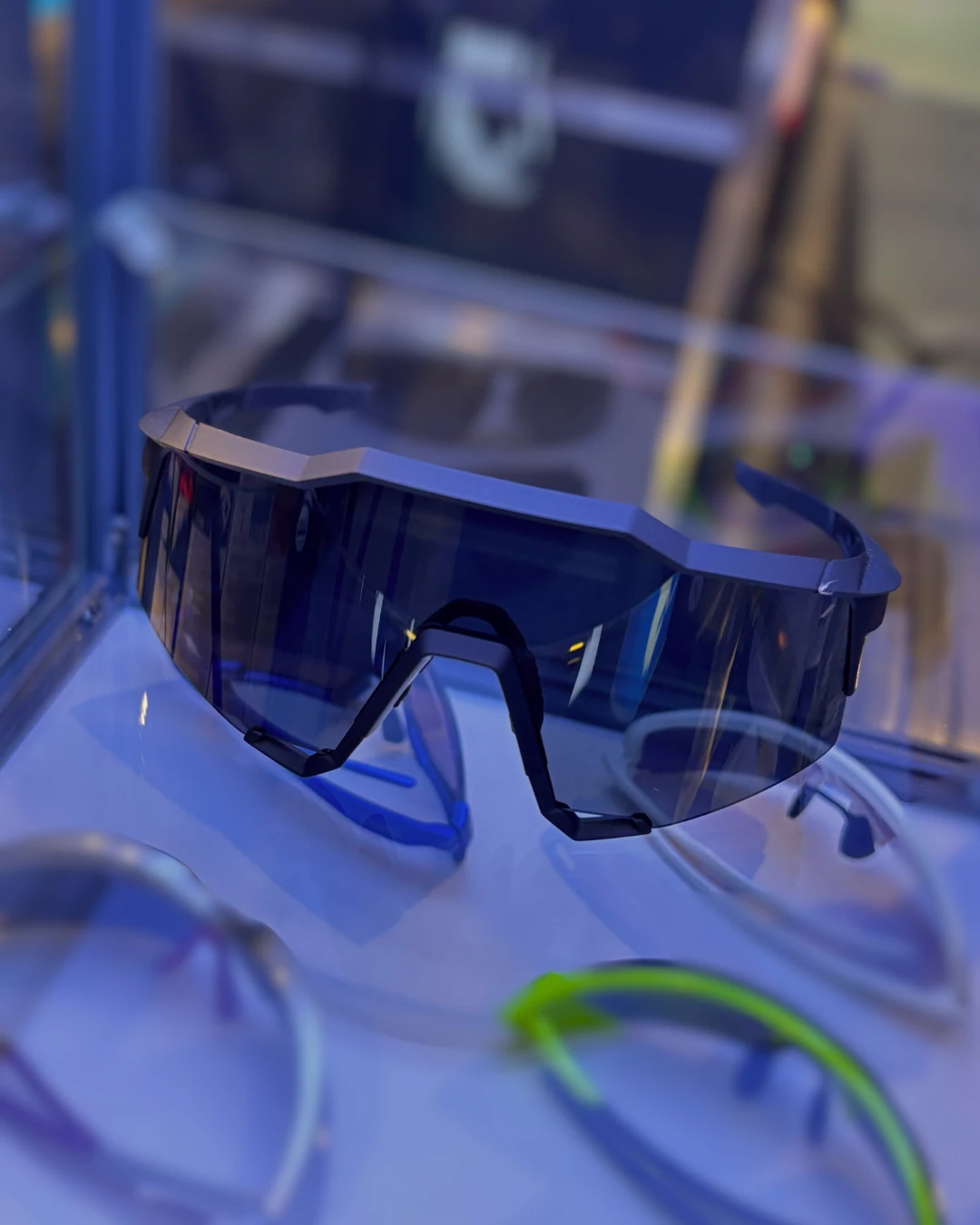 100% SPEEDCRAFT - Soft Tact Black - Smoke Lens Gözlük