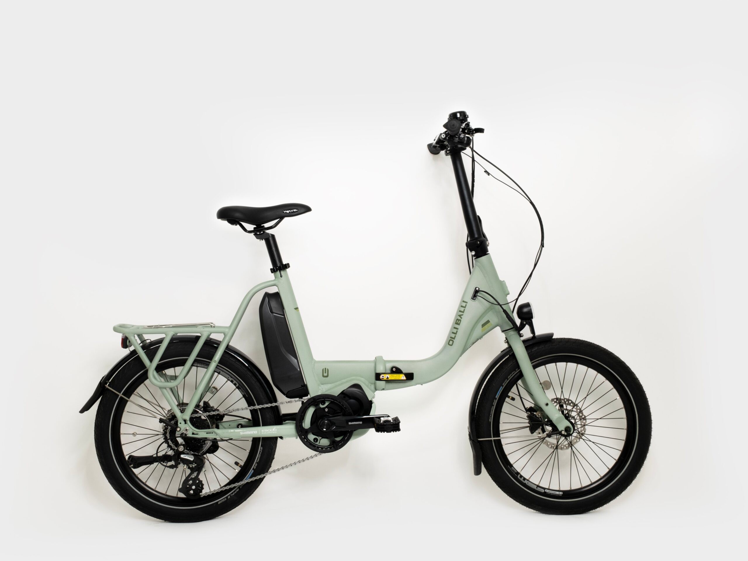 Olli Balli Urla Elektrikli Katlanır Bisiklet Shimano Steps e-5000 418w Batarya - Yeşil 