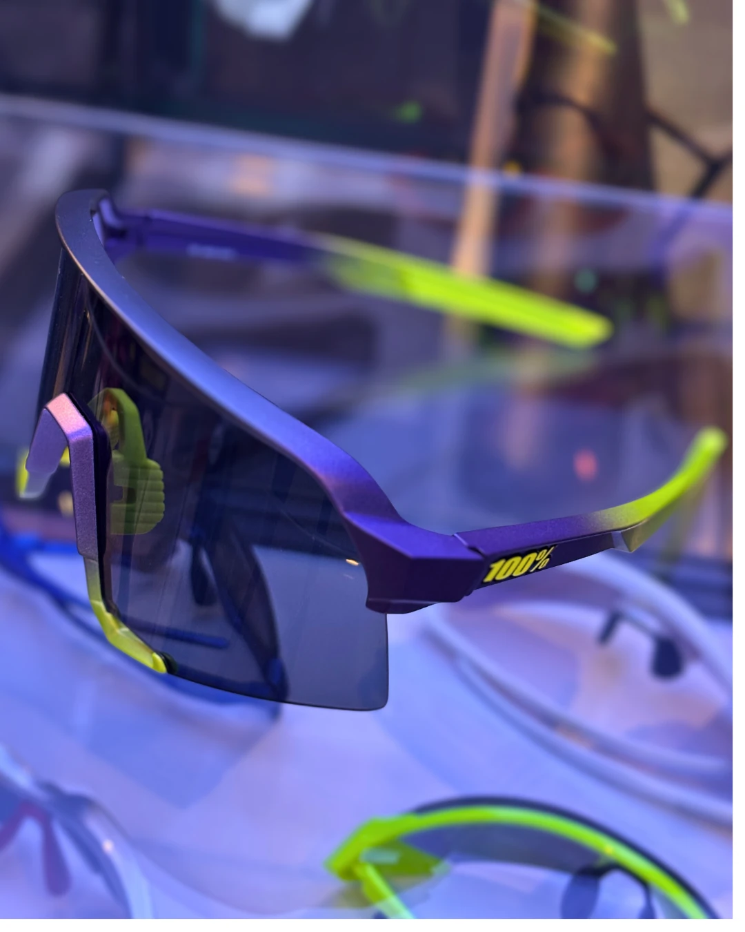 100% S3 - Matte Metallic Digital Brights - Smoke Lens Gözlük