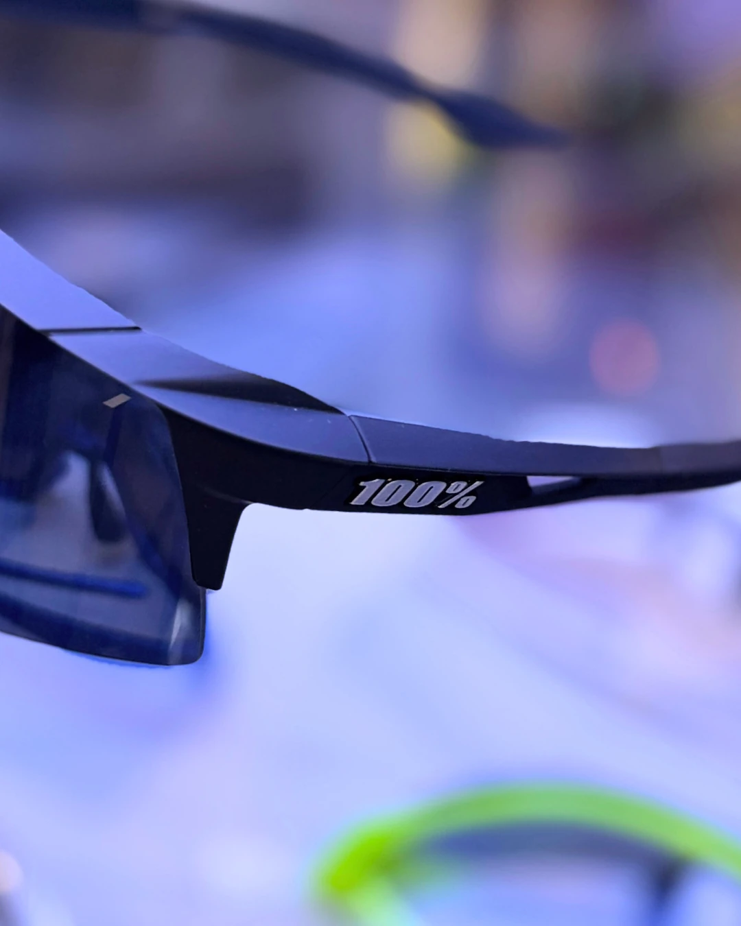 100% SPEEDCRAFT - Soft Tact Black - Smoke Lens Gözlük