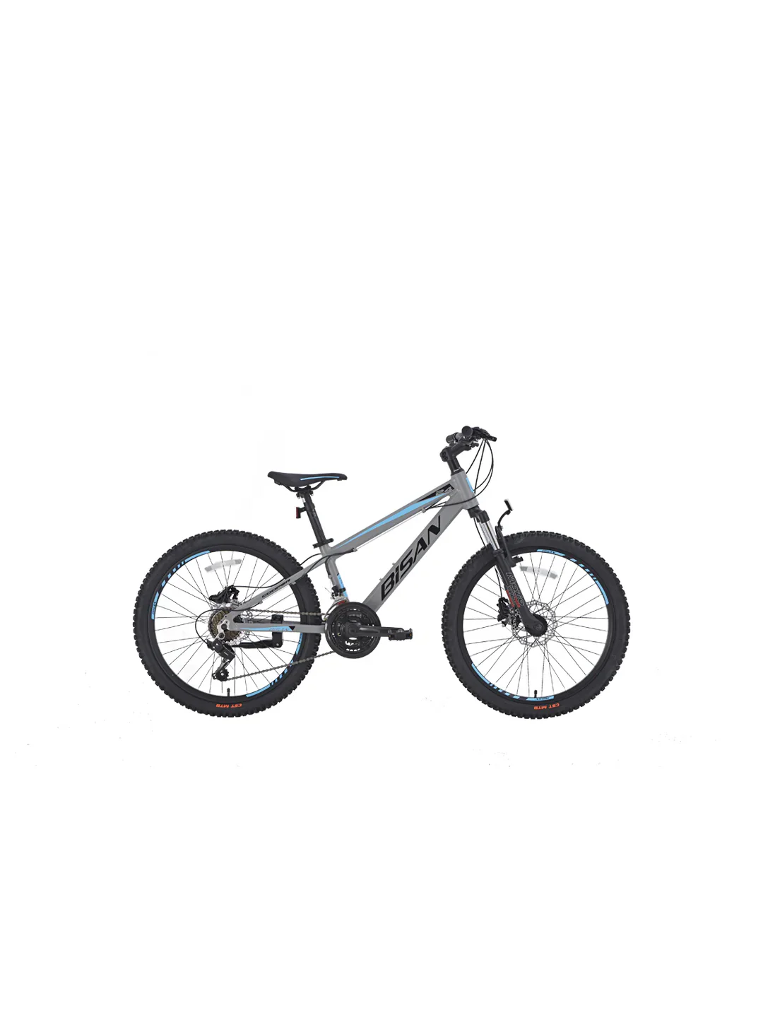 Cooper MD Bisan Çocuk Bisikleti 3x7 Vites Açık Gri Mavi