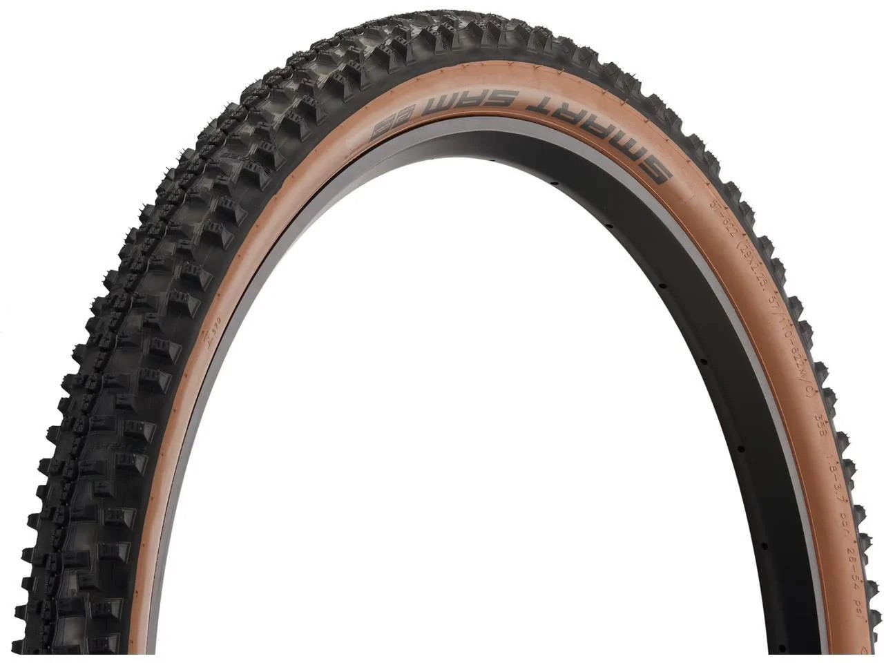 Schwalbe Smart Sam Performance 29X2.25 Lastik amber yanak