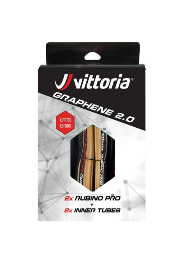 VITTORIA Dış Lastik Yol Rubino Pro IV 700x28C Katlanır Ten 1 Çift (2 Dış,2 İç Lastik)