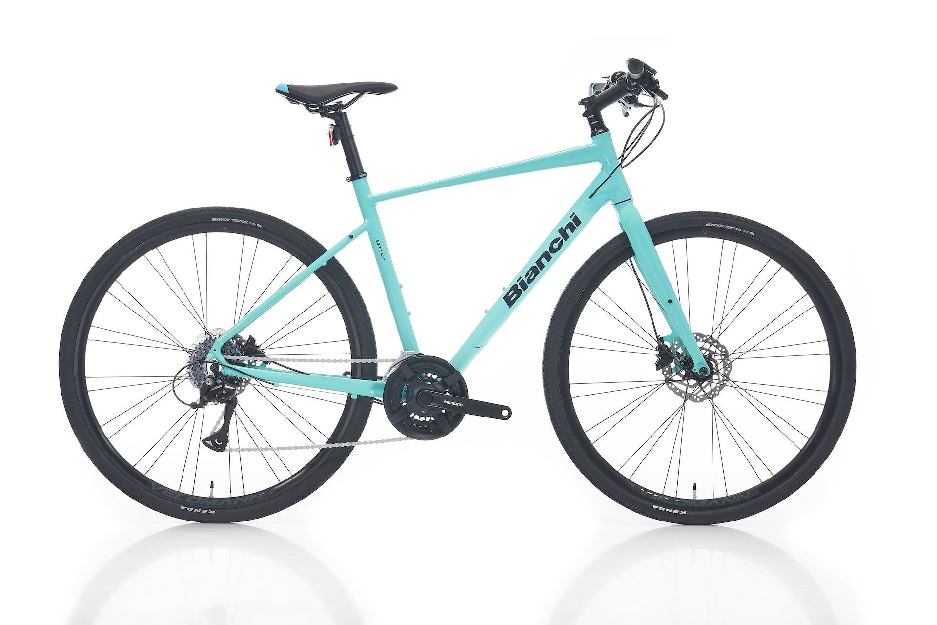 Bianchi Nirone7 Trekking Bisiklet 3x8 Acera Hidrolik Fren Turkuaz 47 cm
