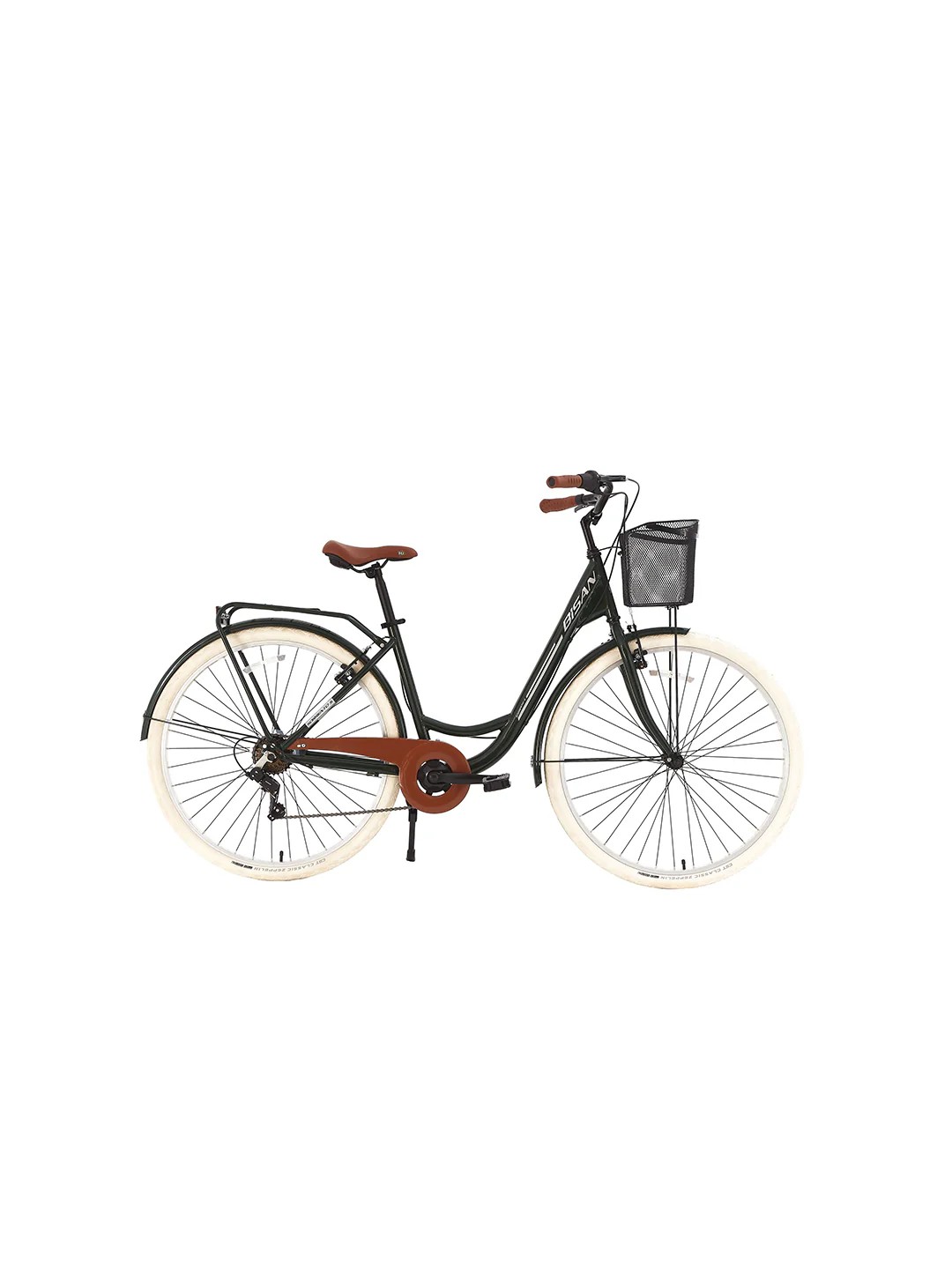 Bisan Sorrento S 28" Şehir Bisikleti 1x7 Vites YEŞİL / SILVER