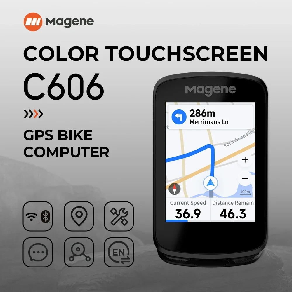 MAGENE - C606 Smart GPS Bisiklet Bilgisayarı