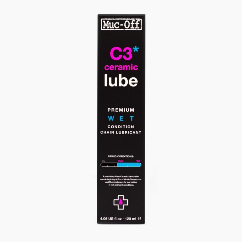 Muc-Off C3 Islak Hava Seramik Zincir Yağı 120ML