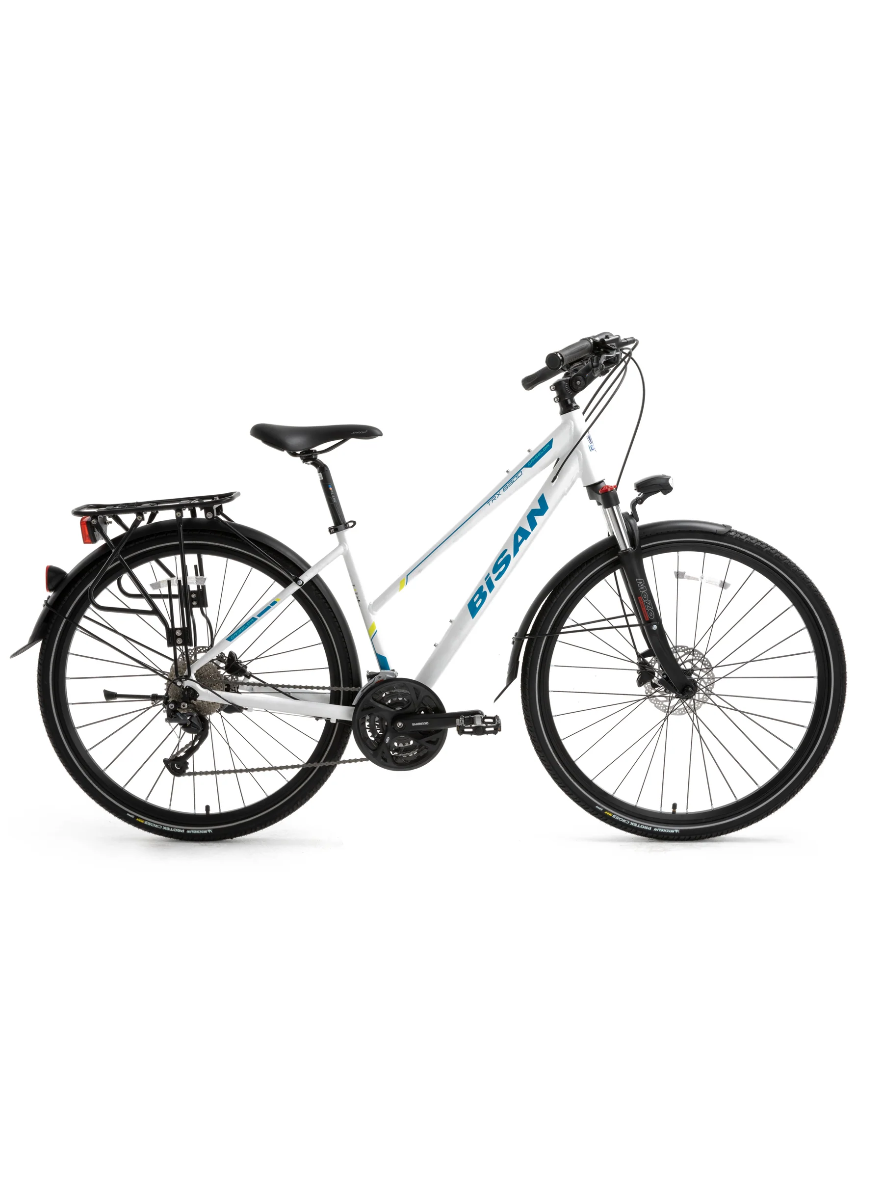 BİSAN TRX 8300 CİTY-23 MAT BEYAZ-MAVİ 45 CM KADRO