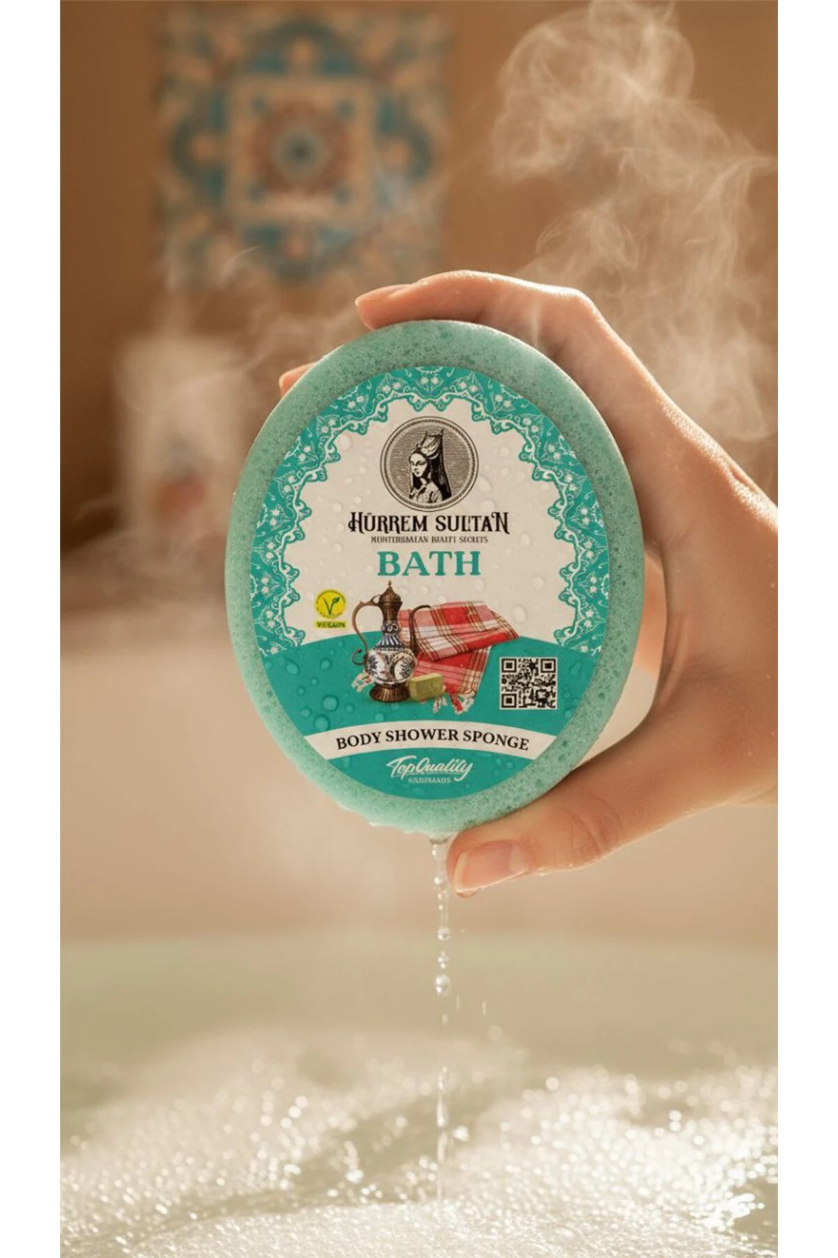 Hürrem Türk Hamamı Süngerli Sabun 130 G