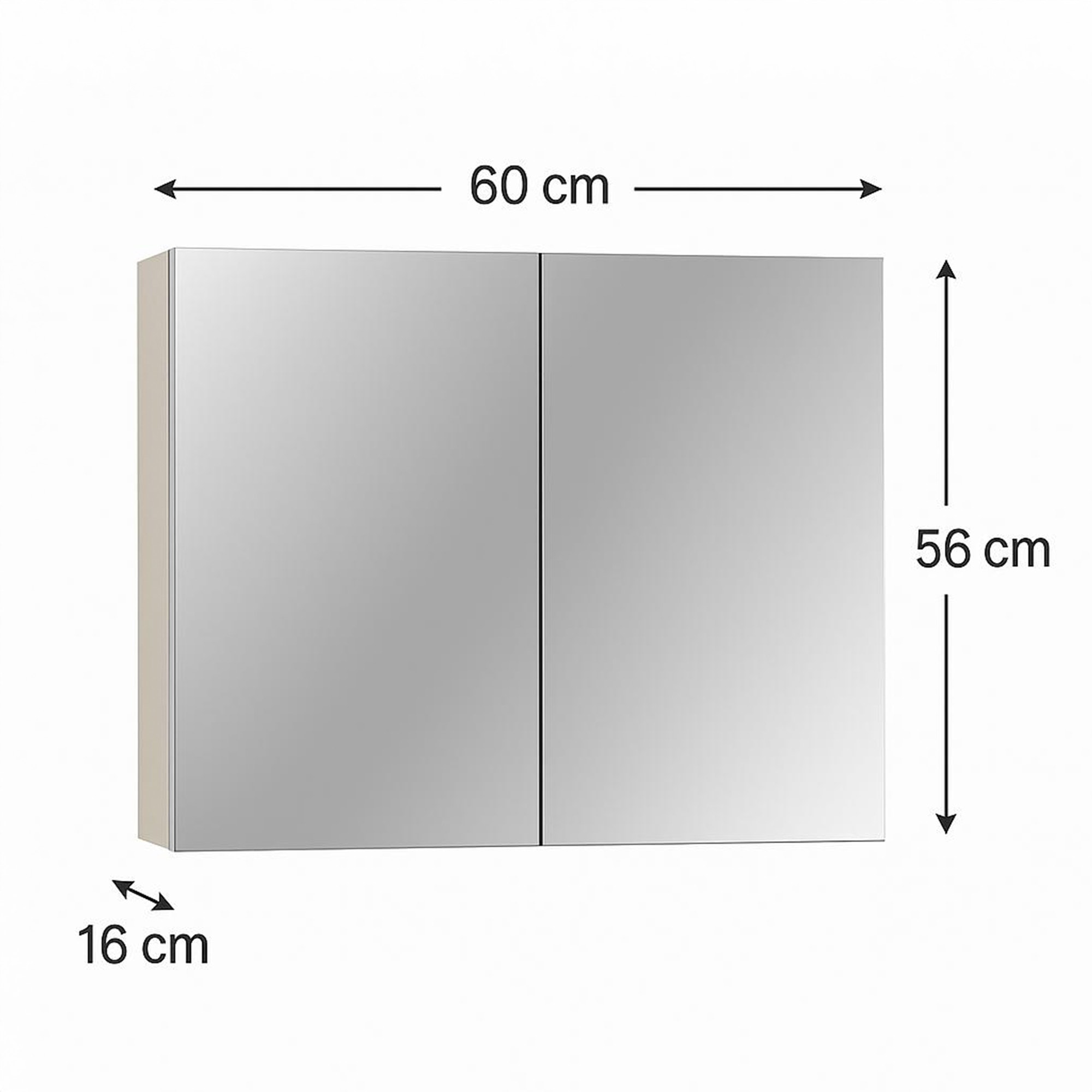 Ronde Banyo Ayna Dolabı