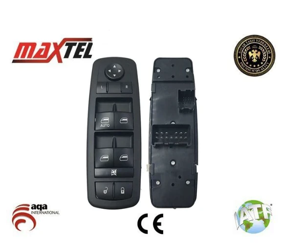  JEEP / DODGE Cam Düğmesi Ön Sol – 21 Fişli, Ayna Katlamasız, 4602632AG 04602632AH 04602632AF