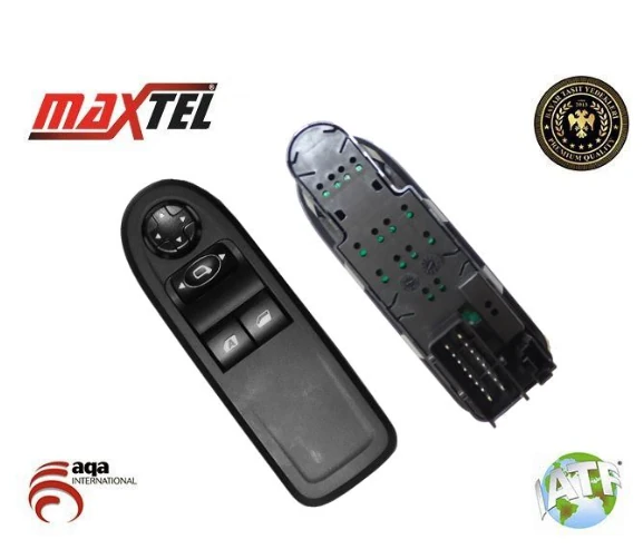 Citroen Cam Düğmesi Ön Sol 16Pin C3 (09>) Turuncu Işık 98012283XT