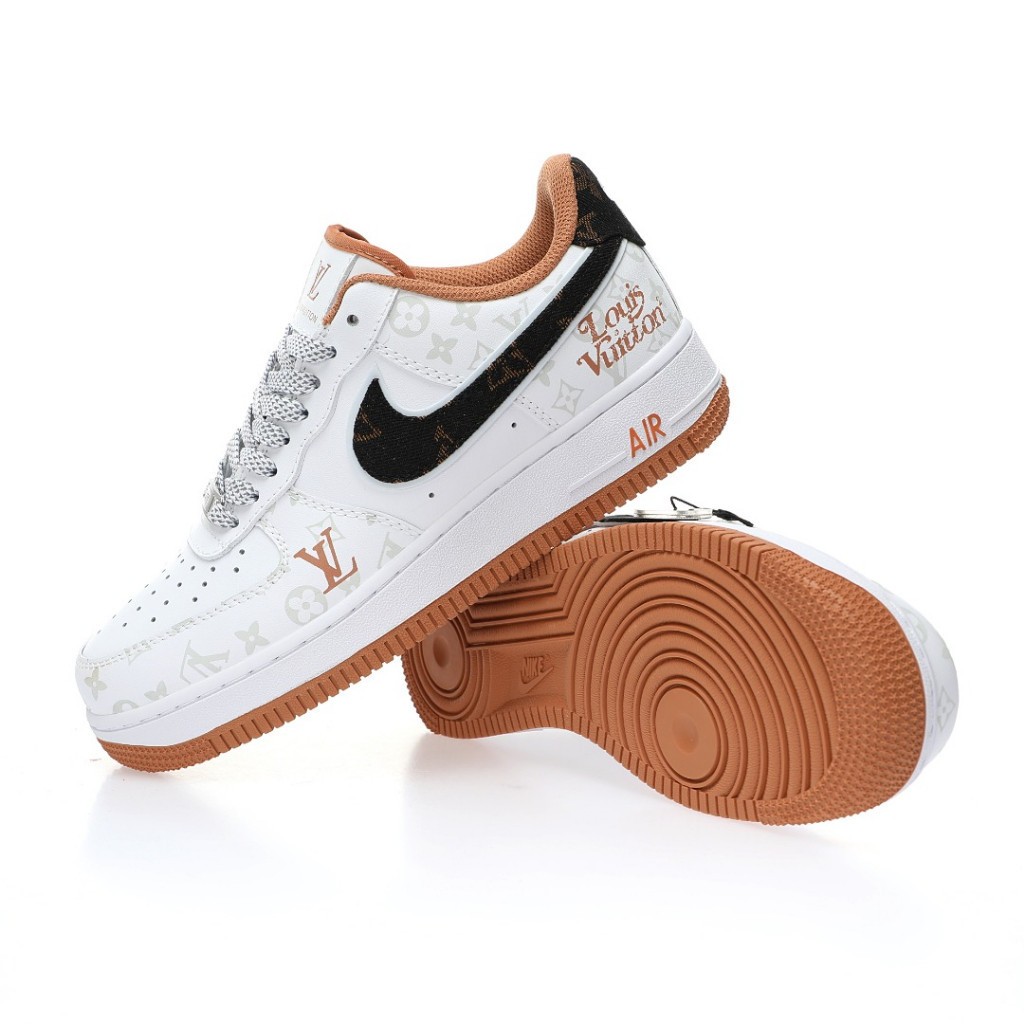 Louis Vuitton x Nike Air Force 1 07 LV8 Low"White/Black/Dark Brown/LV Monogram