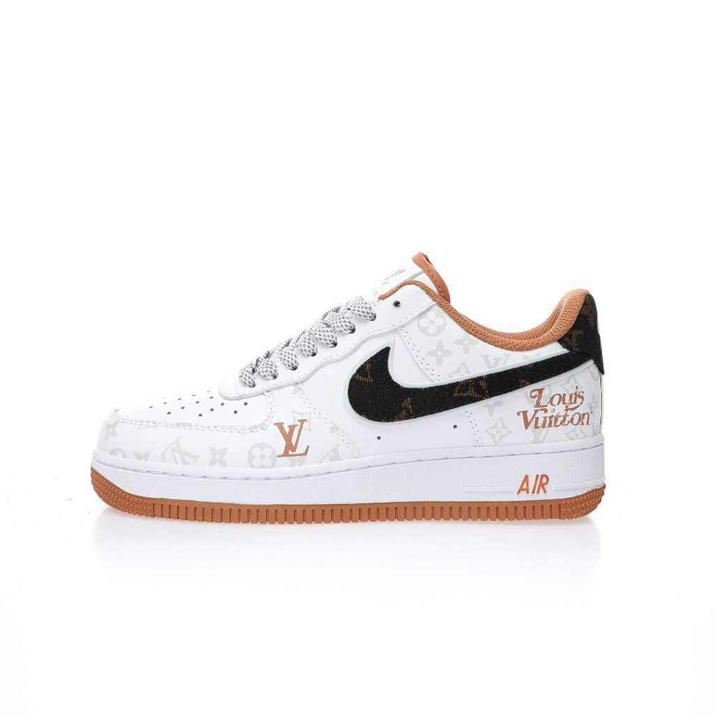 Louis Vuitton x Nike Air Force 1 07 LV8 Low"White/Black/Dark Brown/LV Monogram