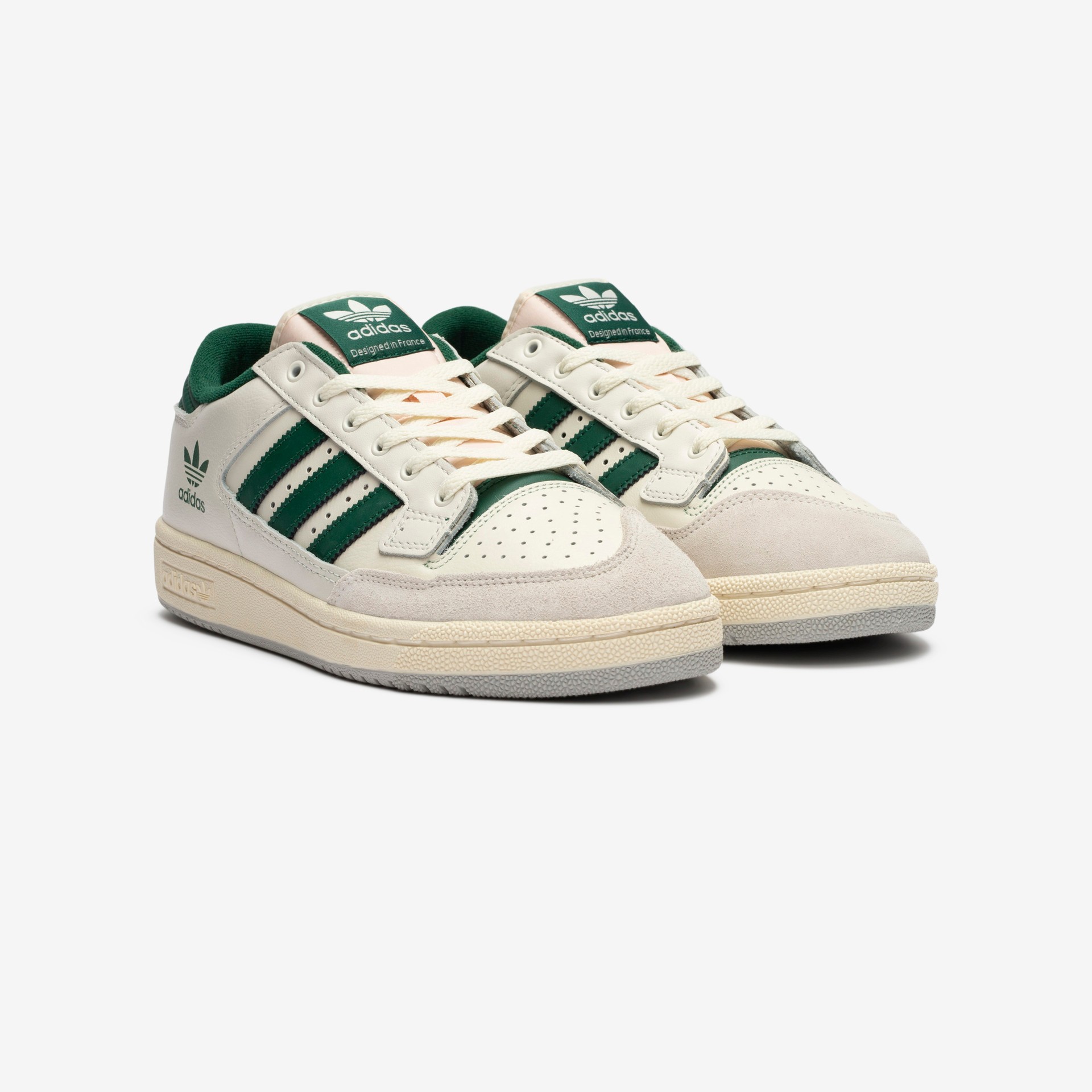 Adidas Centennial 85 Lo Cloud White Dark Green Chalk White 