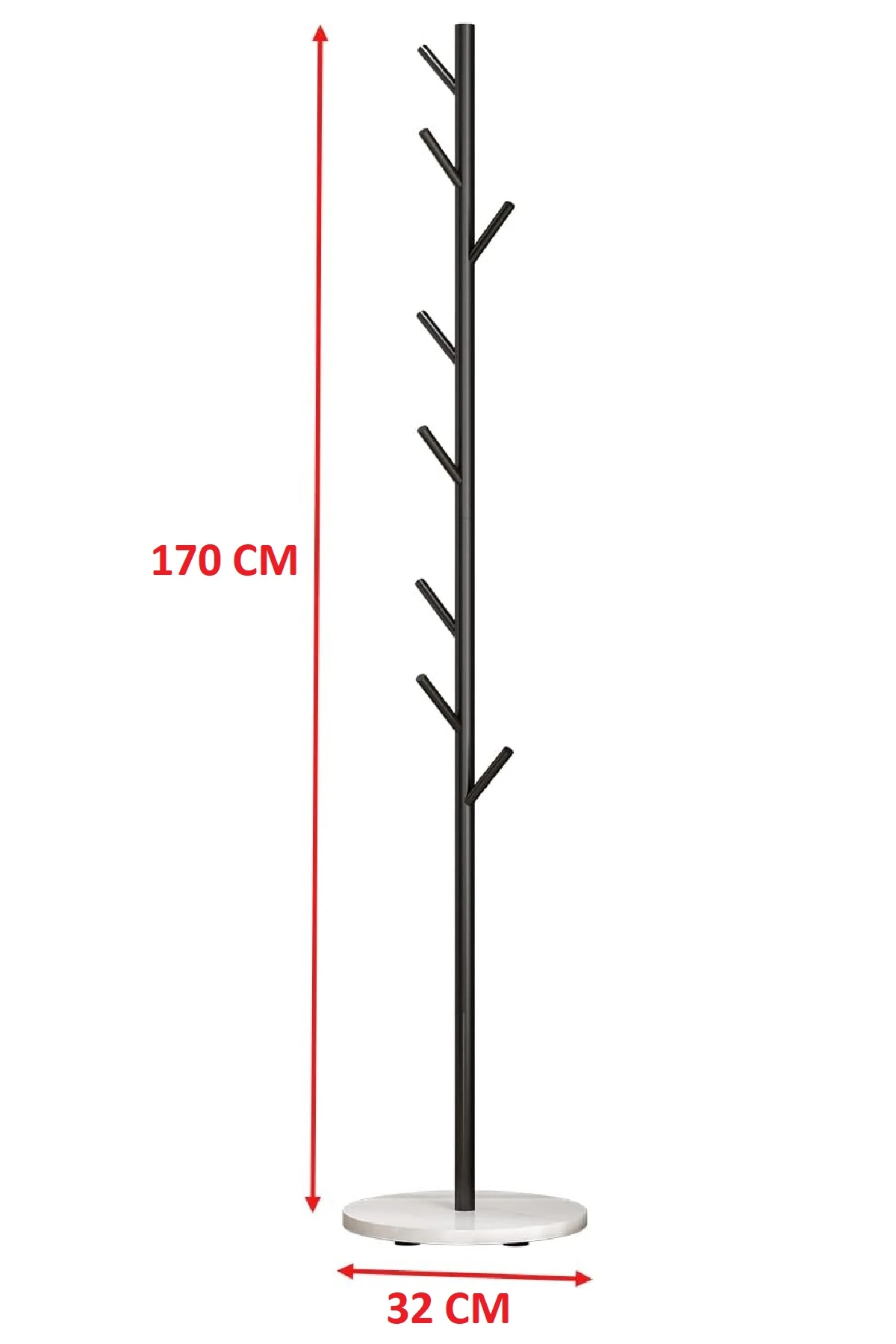 Metal Ayaklı Askılık Elbise Askısı Portmanto
