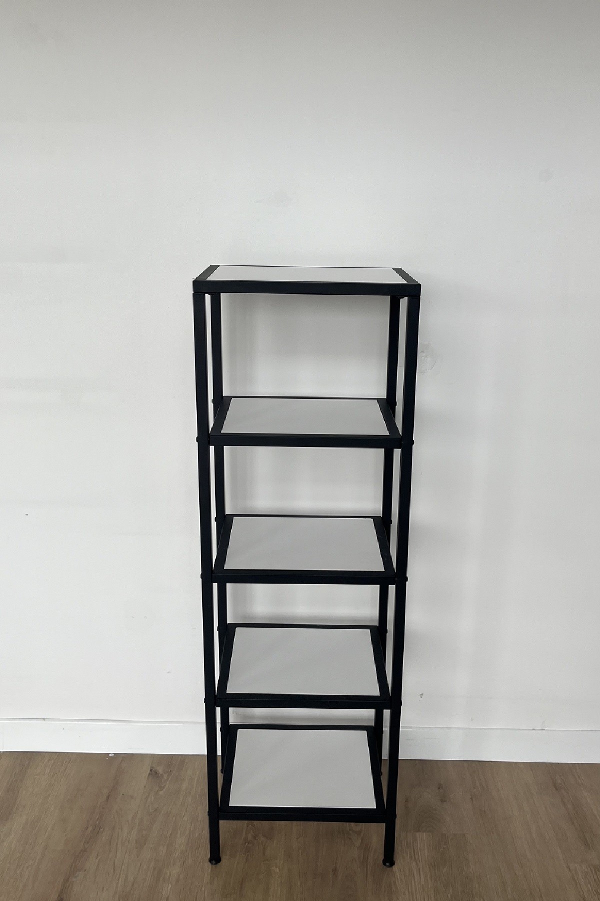 5 Raflı Kitaplık Çok Amaçlı Aksesuar Rafı Metal Banyo Mutfak Rafı