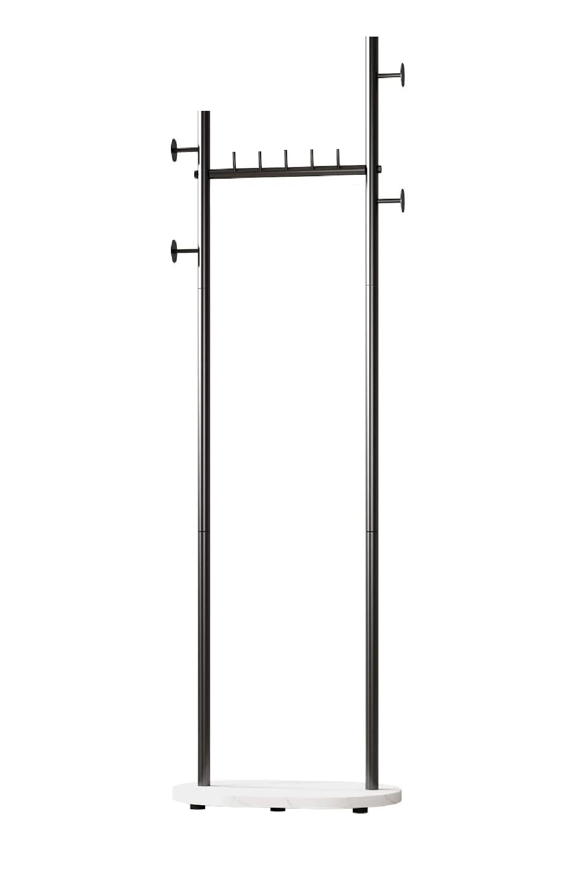 Metal Ayaklı Askılık Elbise Askısı Portmanto Konfeksiyon Elbise Askılığı