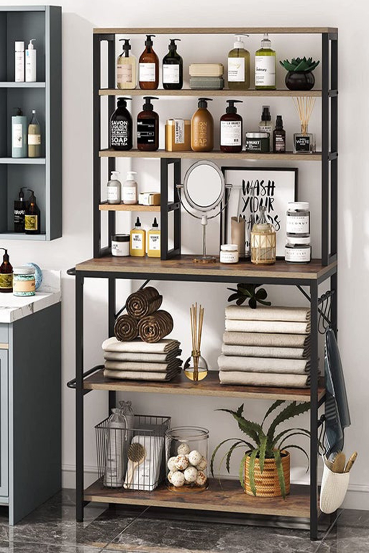 Mutfak Banyo Çalışma Odası Salon Düzenleyici Raf Çok Amaçlı Raf