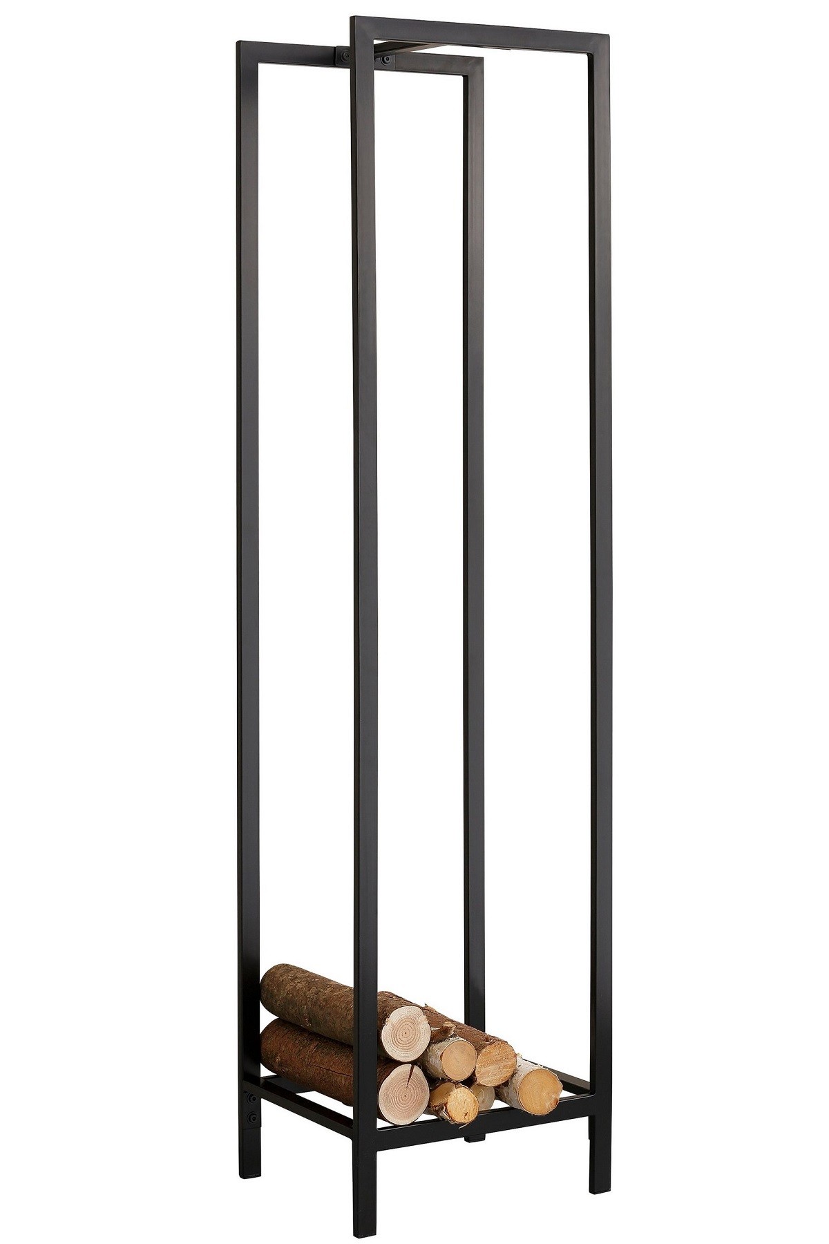 Minimalist Tasarım Metal Odunluk Şömine Yanı Odunluğu Odun Düzenleyici