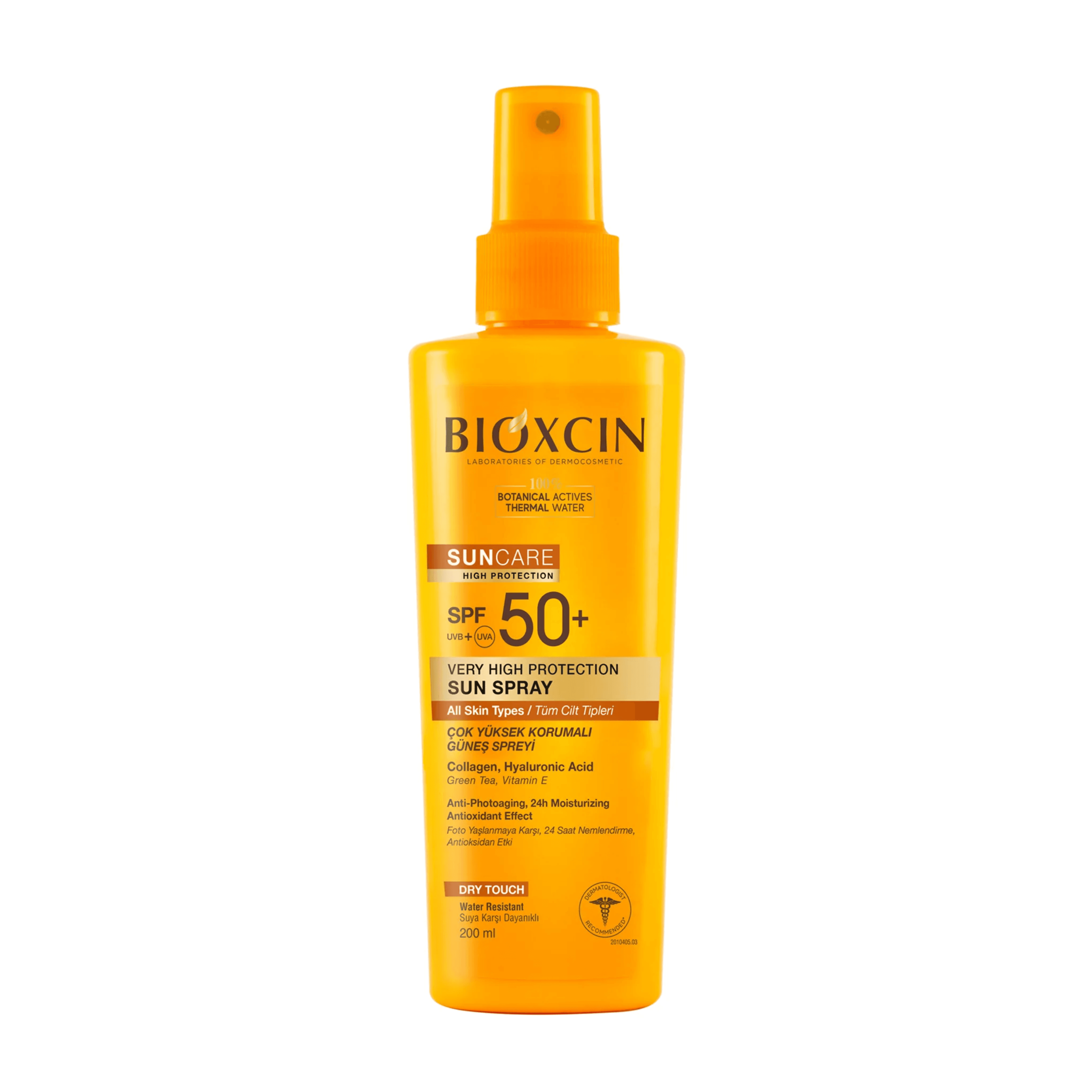 Bioxcin Sun Care Tüm Ciltler için Güneş Spreyi SPF 50+ 200 ml