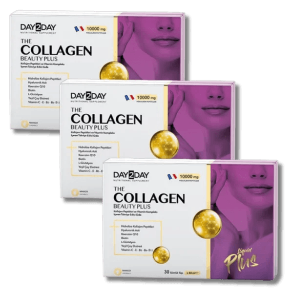 Day2Day The Collagen Beauty Plus Mango Aromalı 3 Adet 30x40 ml Tüp