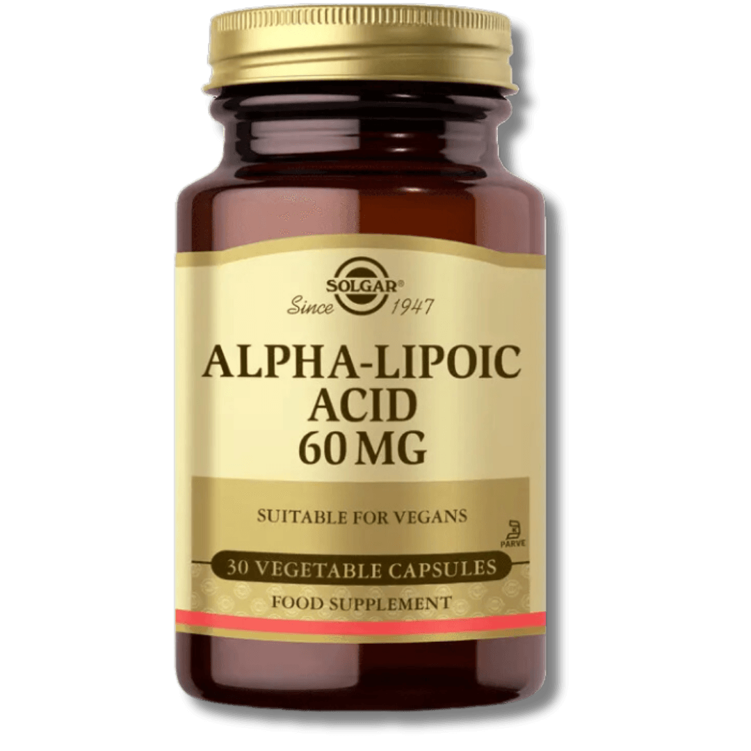 VitaminBox Solgar Solgar Alpha Lipoic Acid 60 Mg 30 Kapsül