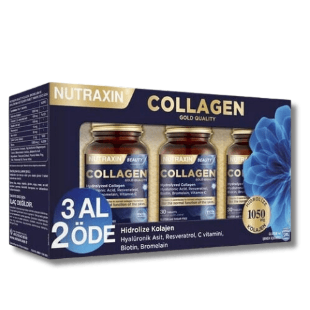 Nutraxin Collagen Beauty Hidrolize Kolajen 3 x 30 Kapsül - 3 AL 2 ÖDE