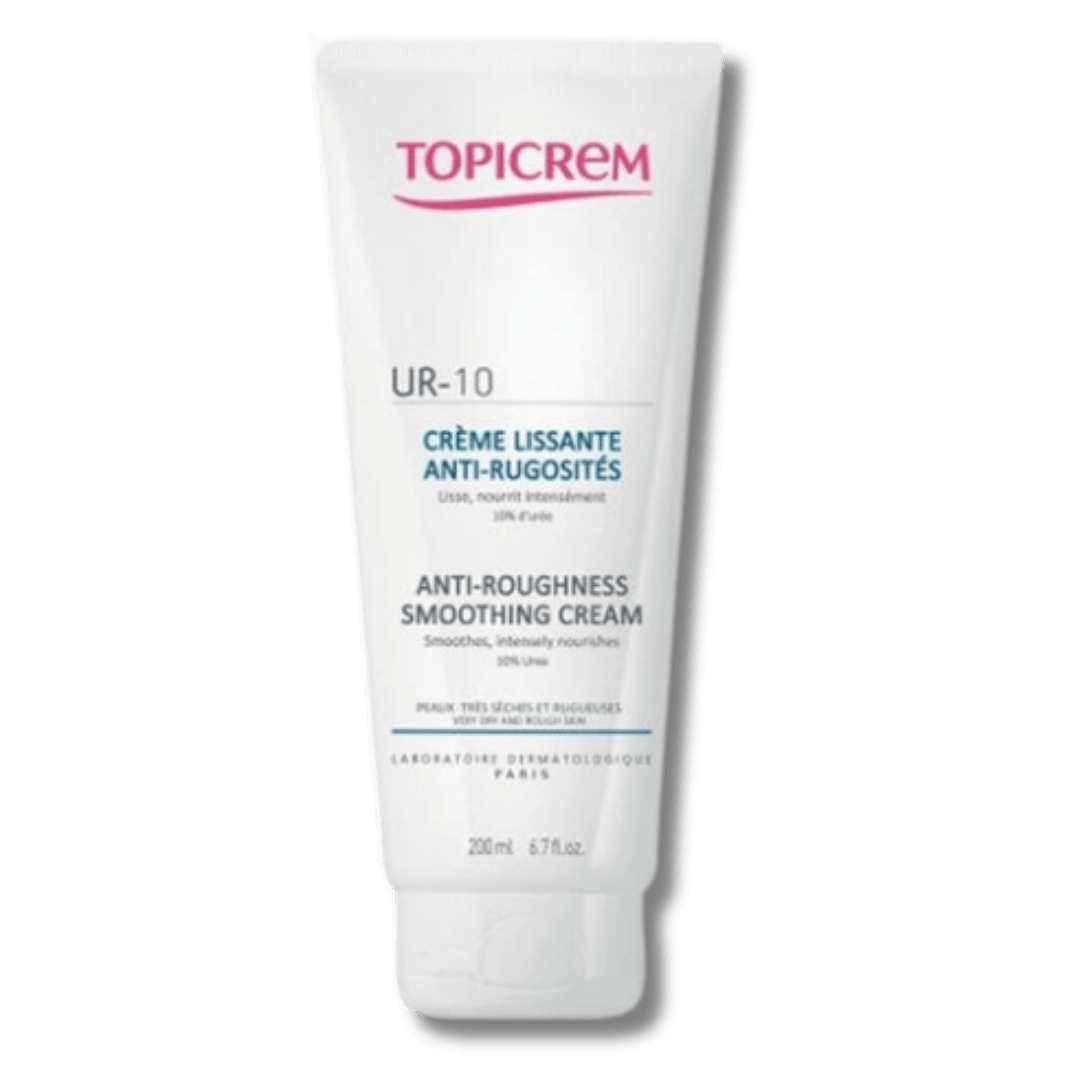 Topicrem UR-10 Anti-Roughness Smoothing Cream 200ml  Ürün Adı: Topicrem UR-10 Anti-Roughness Smoothing Cream  Ürün Markası: Topicrem  Ürün Boyutu: 200ml  Özet Bilgi: Çok kuru ve pürüzlü ciltler için %10 üre ile zenginleştirilmiş krem  Ürünün Faydaları: Cil