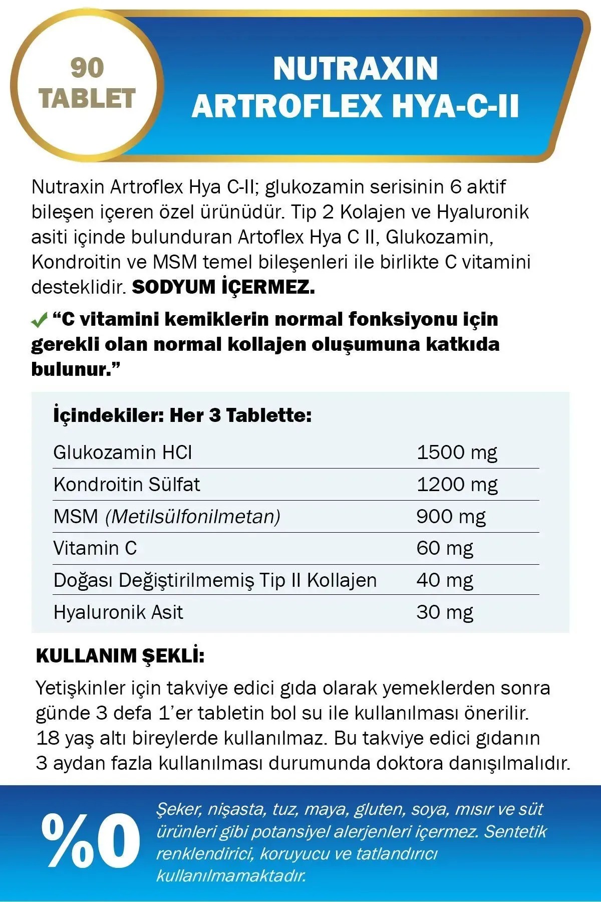 Nutraxin Artroflex 90 Tablet